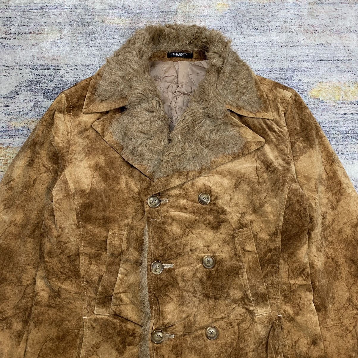 If Six Was Nine × Le Grande Bleu (L.G.B.) × Tornado Mart tornado mart double breast fur coat jacket Size US L / EU 52-54 / 3 - 3 Thumbnail