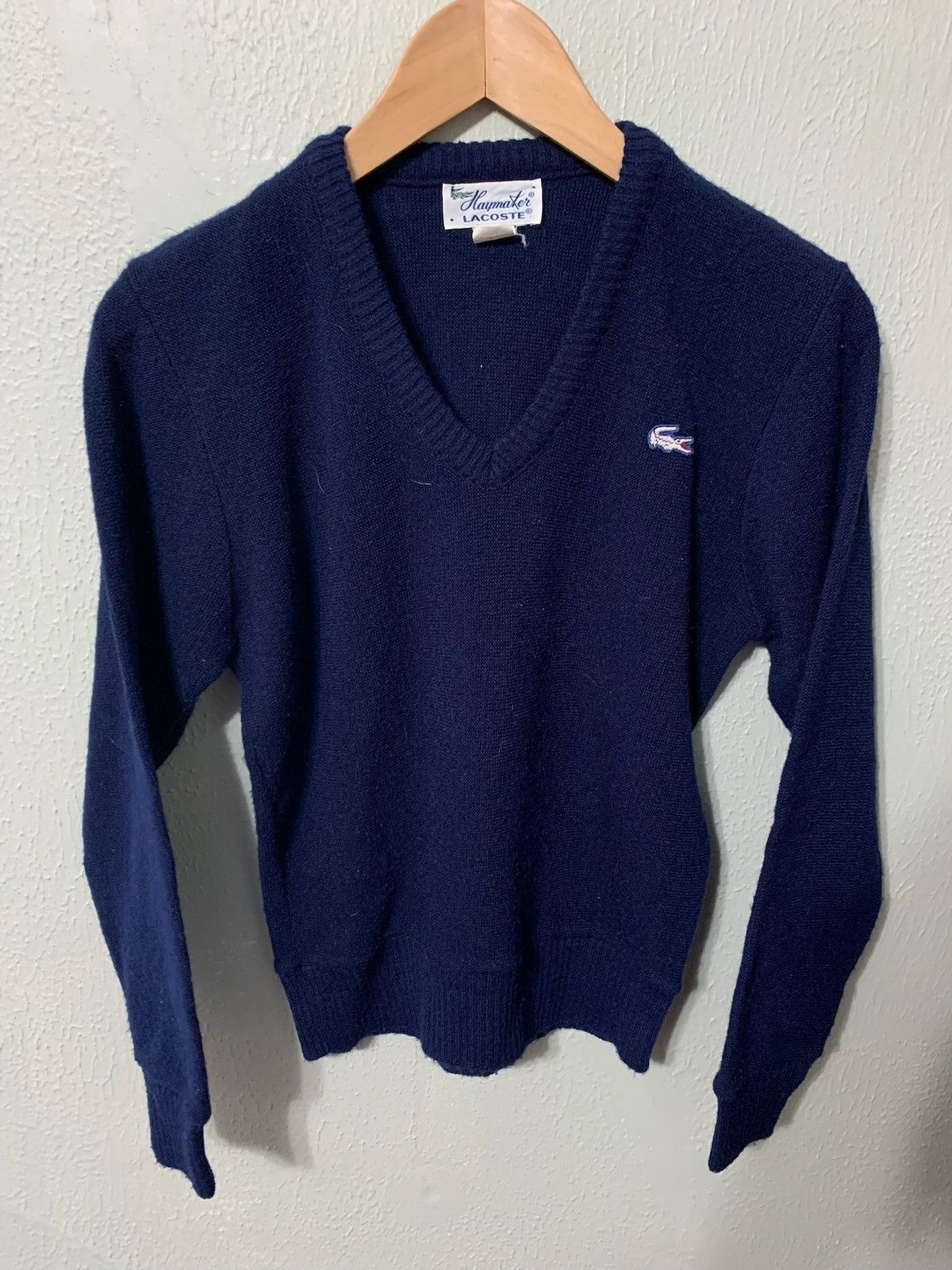 Vintage Vintage 1980s Lacoste Sweater Size US S / EU 44-46 / 1 - 1 Thumbnail