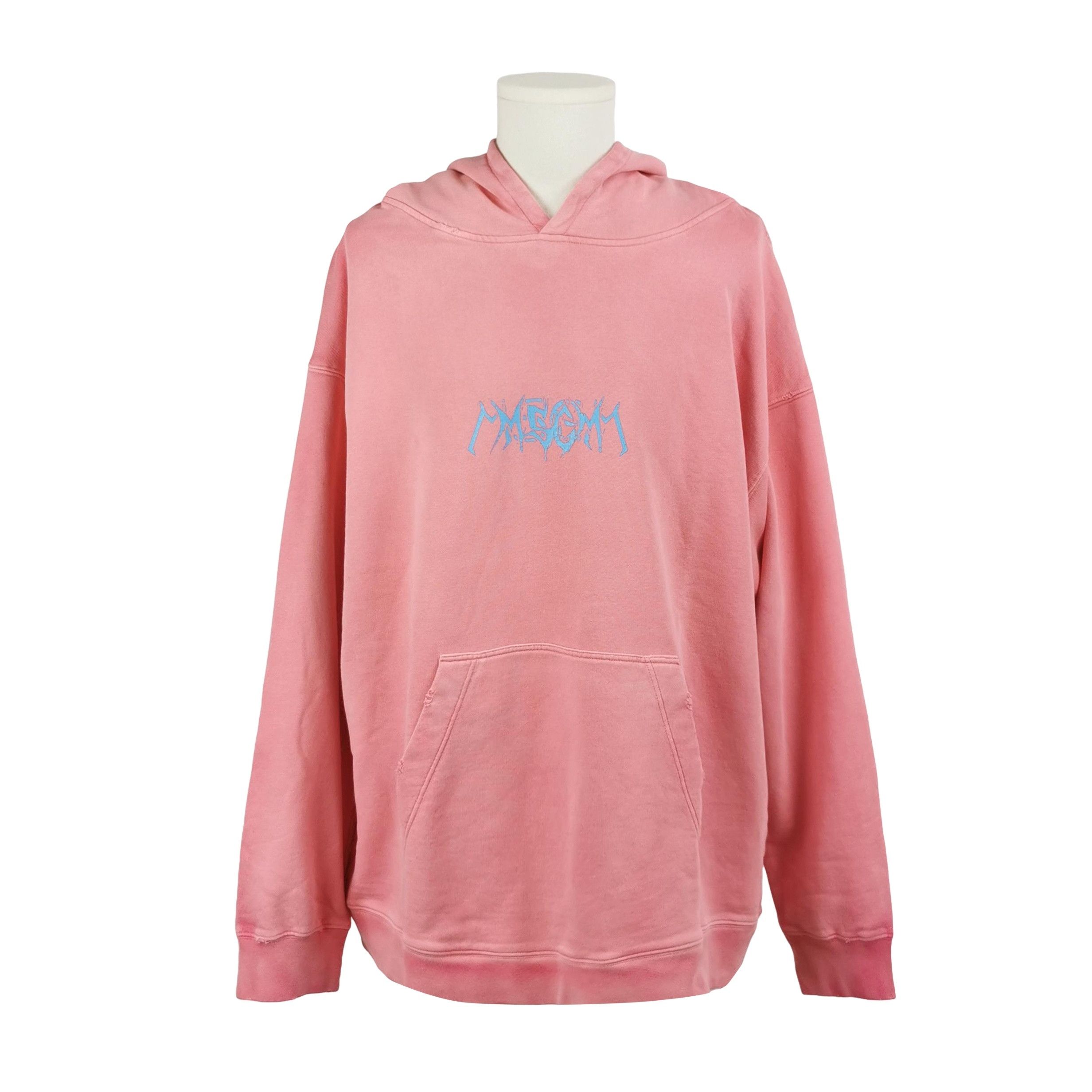 MSGM MSGM Logo Print Cotton Hoodie Size L Size US L / EU 52-54 / 3 - 1 Thumbnail