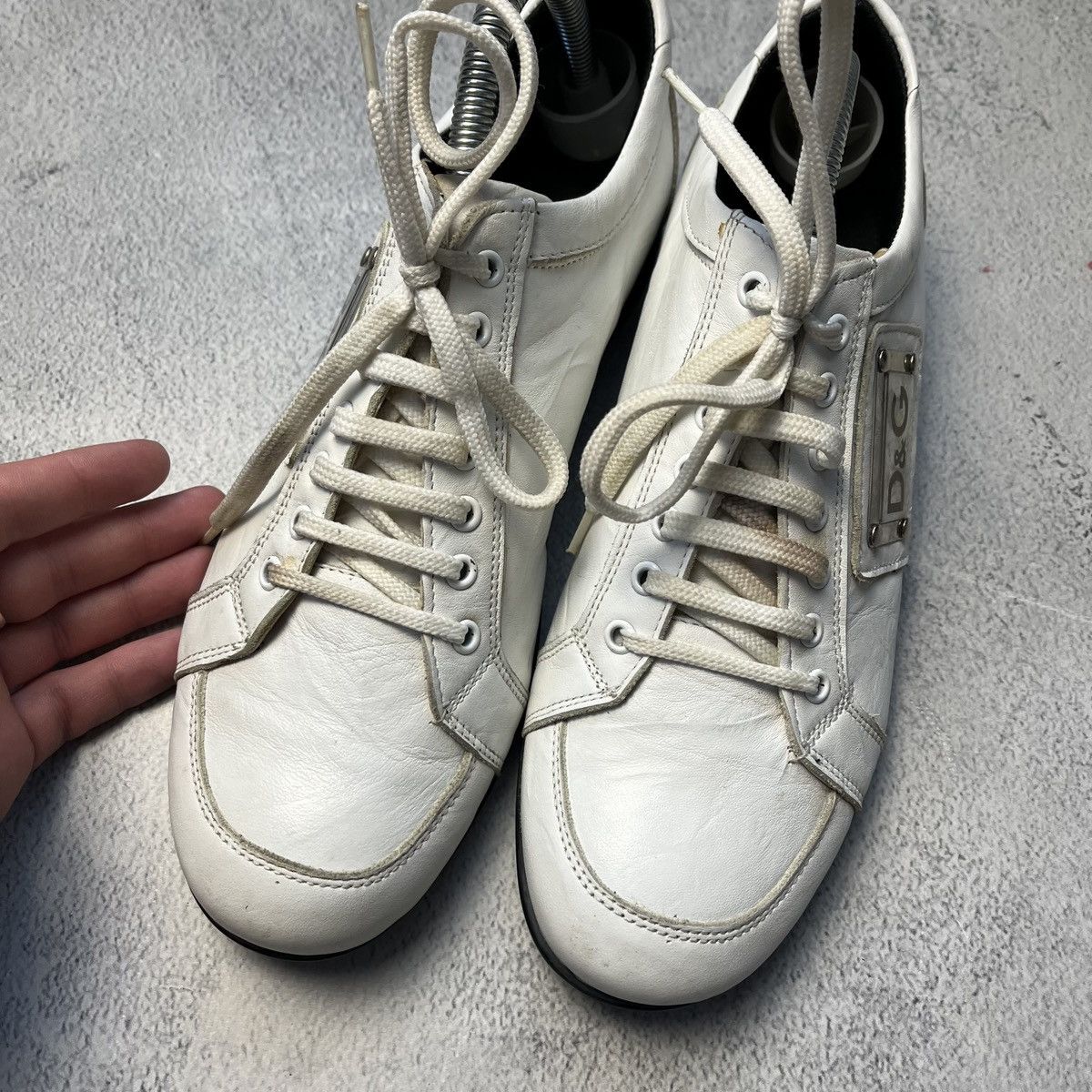 Dolce & Gabbana × Vintage Vintage Dolce & Gabbana Dalton Metal logo y2k sneakers Size US 8 / EU 41 - 10 Thumbnail