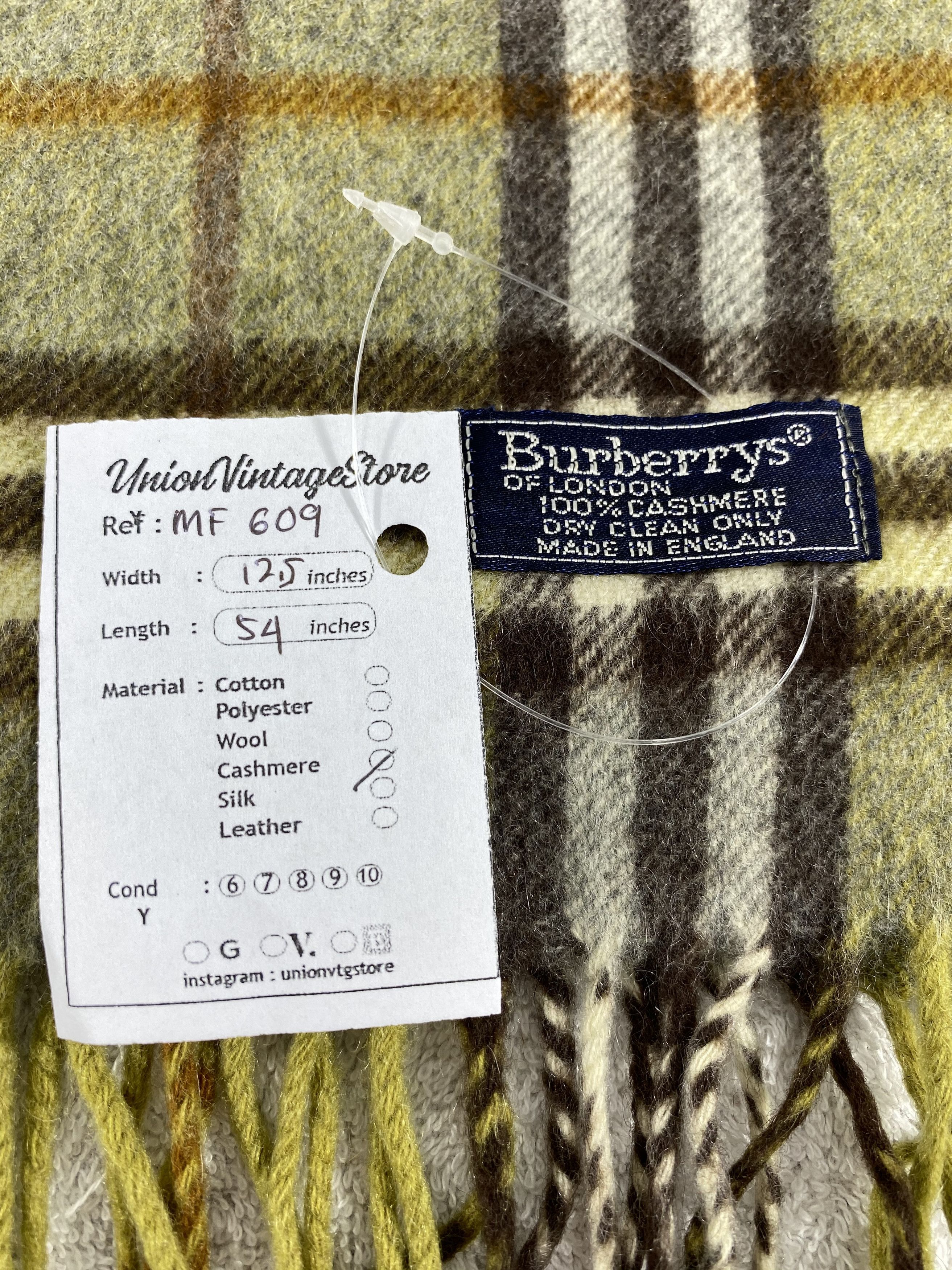 Burberry Vintage Burberry Scarf/Muffler/Neckwear MF609 Size ONE SIZE - 4 Thumbnail