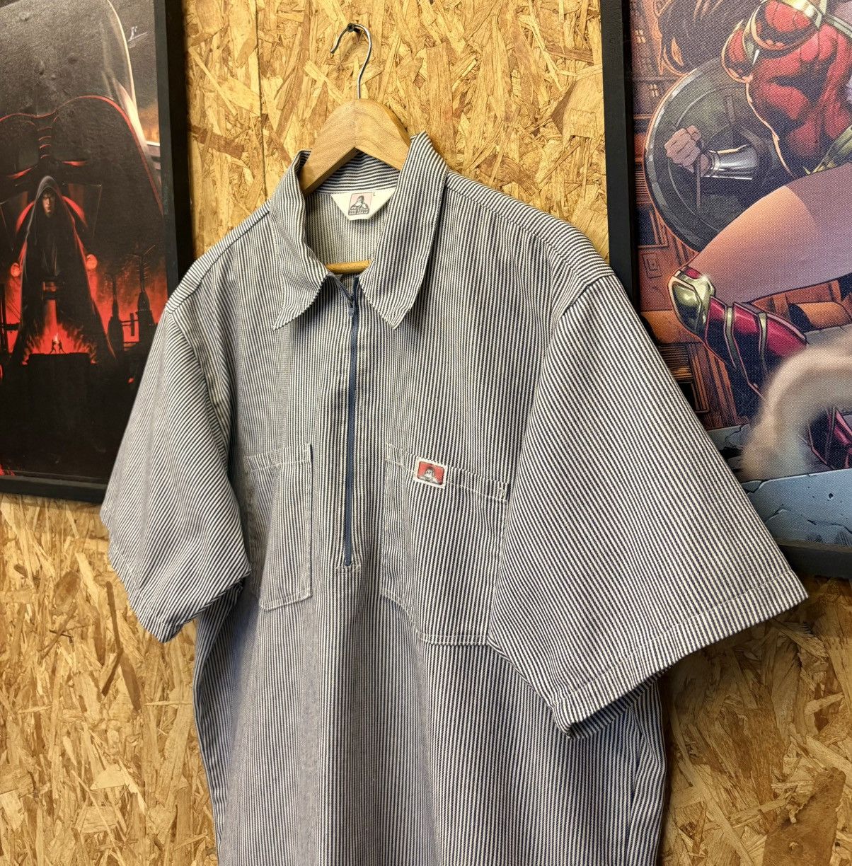 Ben Davis Vintage Ben Davis Hikori Halfzipper 🔥 (Talon) Size US L / EU 52-54 / 3 - 1 Thumbnail