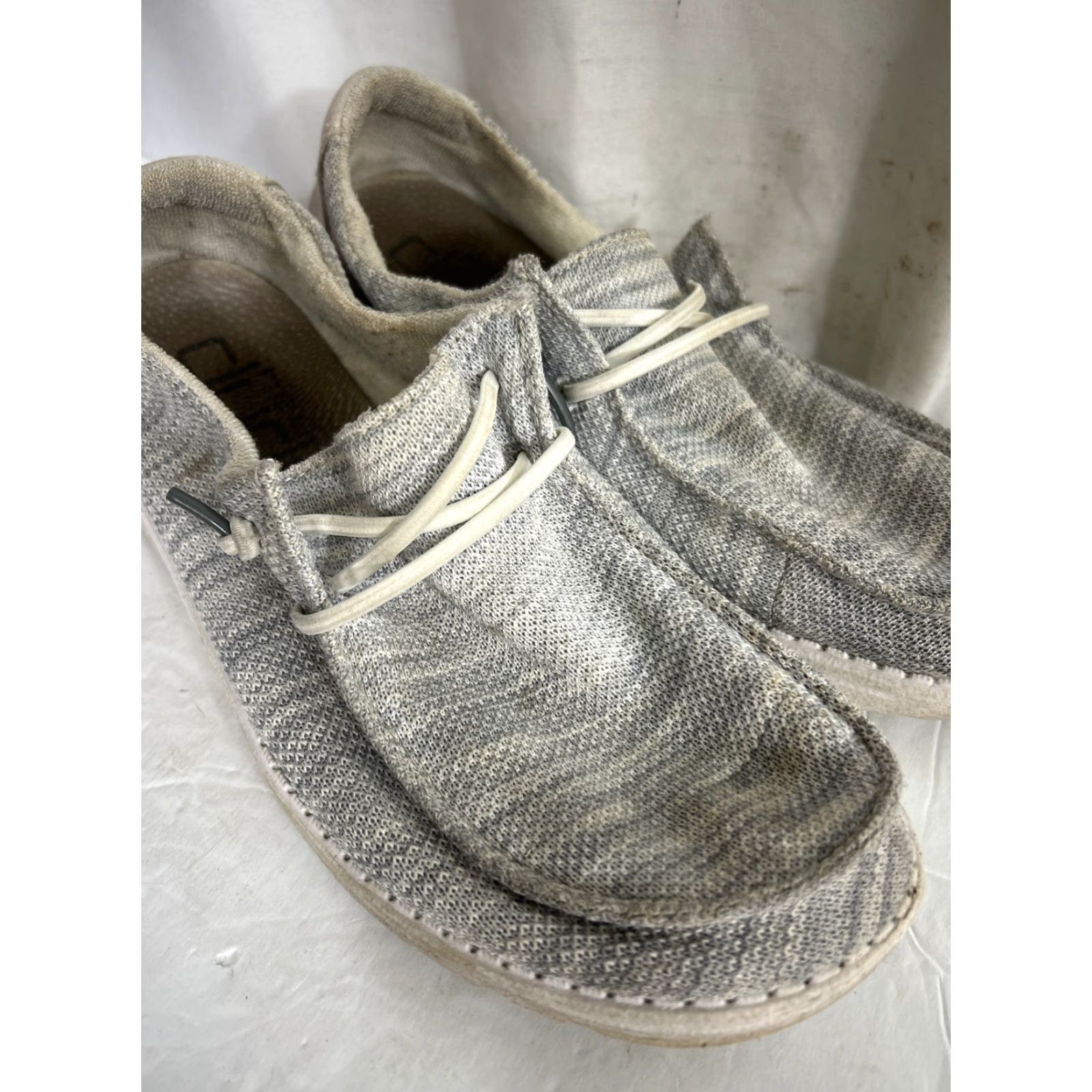 Vintage Hey Dude Wendy Sox Womens 8 Glacier Grey Slip-On Low Shoes Size ONE SIZE - 3 Thumbnail