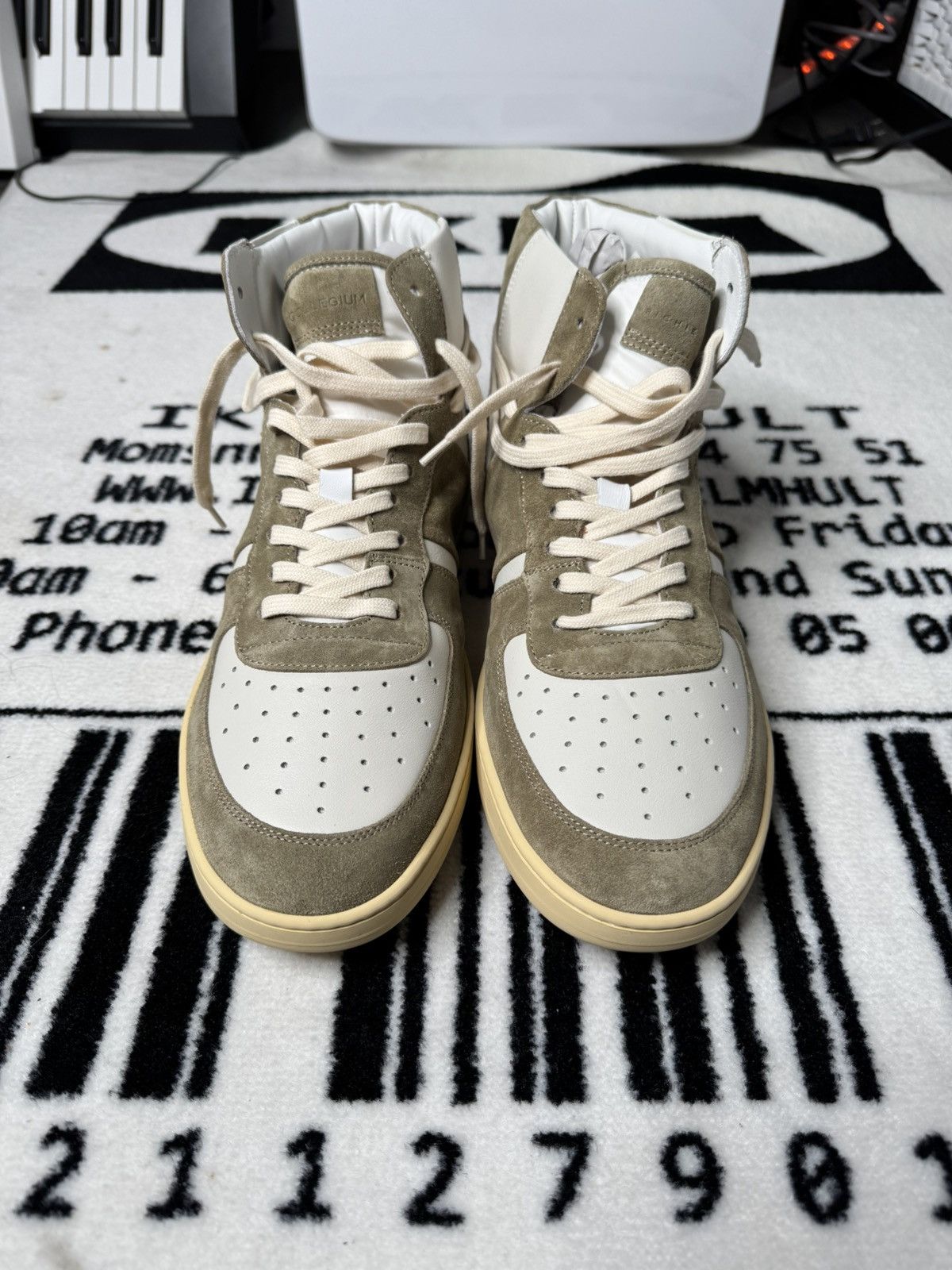 Collegium Collegium Pillar Destroyer High Richie Le “Sage Suede” Size US 11 / EU 44 - 4 Thumbnail
