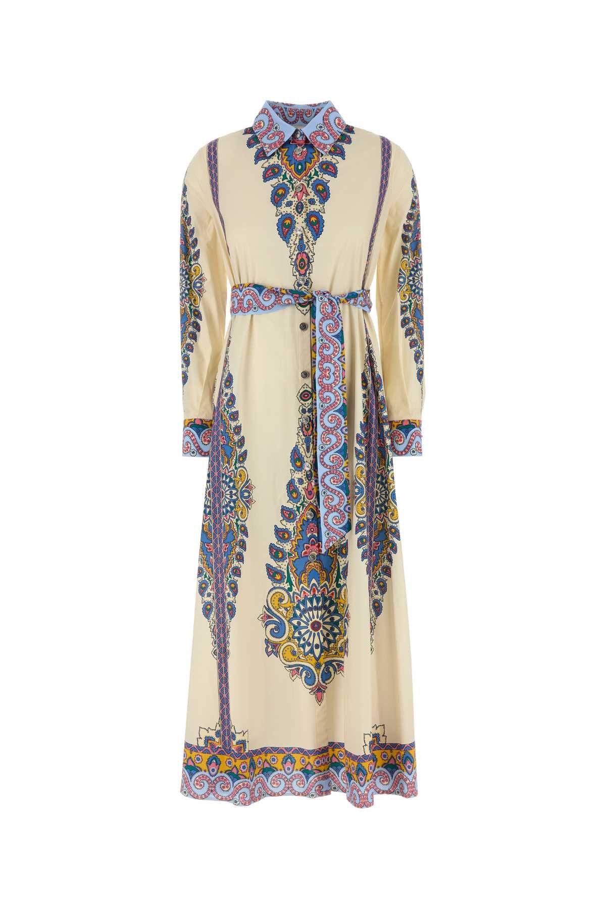 Etro Etro Jacquard-Effect Dress In Cornflower Blue | Grailed