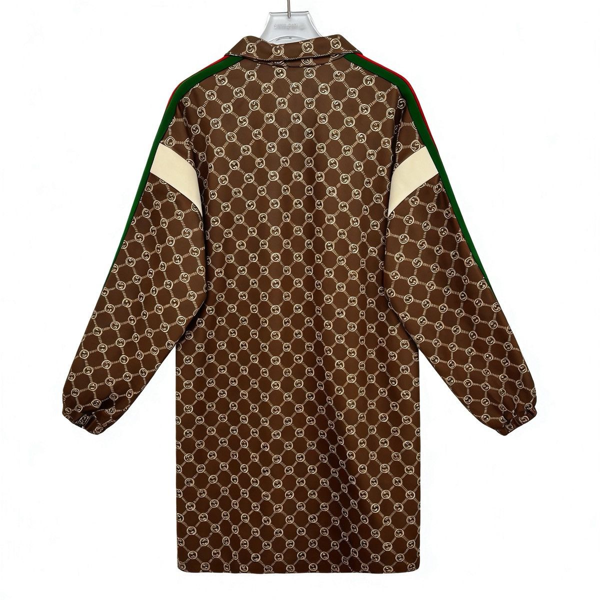 Gucci Gucci Khaki Double G Flat Knit Long Sleeve Dress K26WX Size XS / US 0-2 / IT 36-38 - 2 Thumbnail