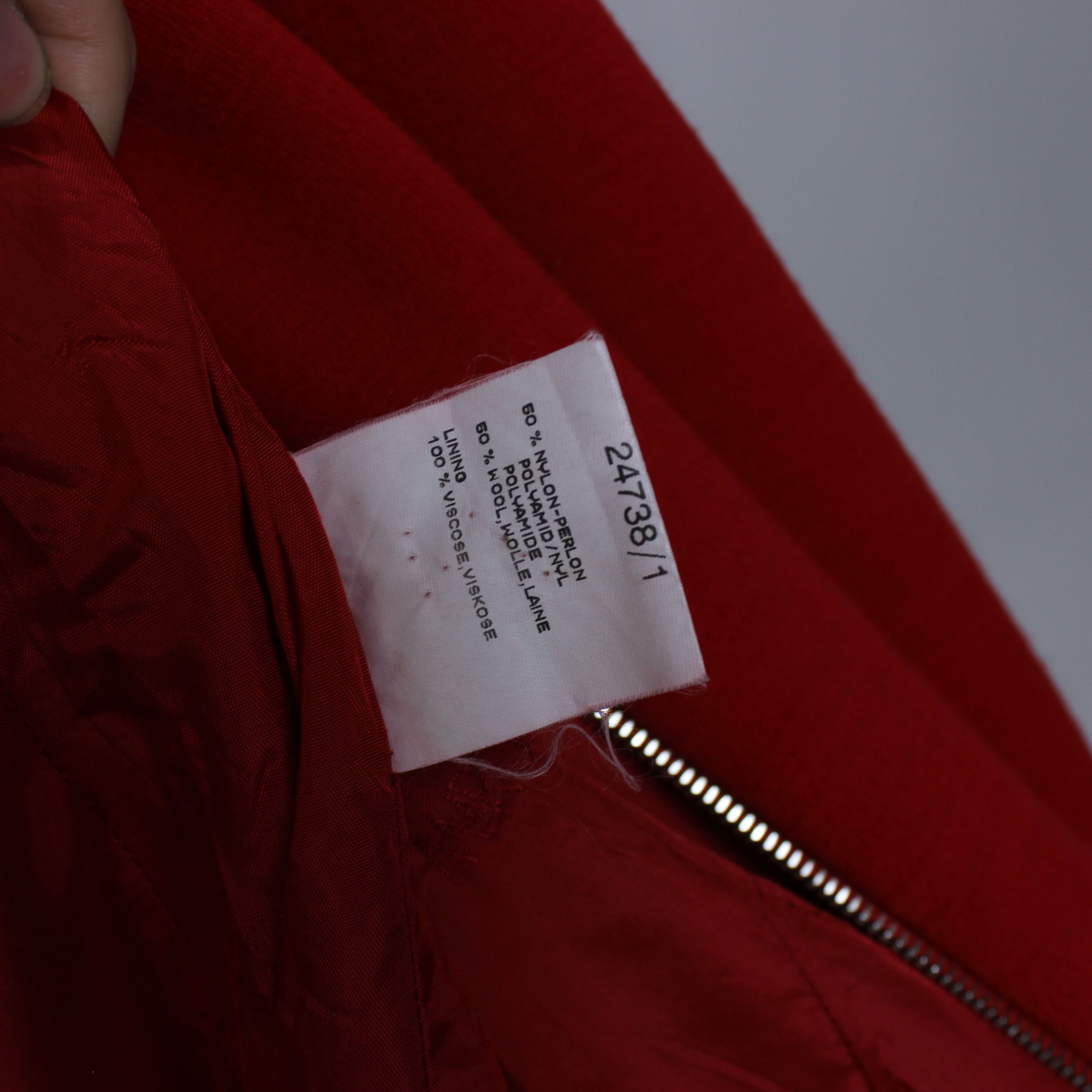 Other Marccain vintage wool red jacket full zip S M Size M / US 6-8 / IT 42-44 - 6 Thumbnail