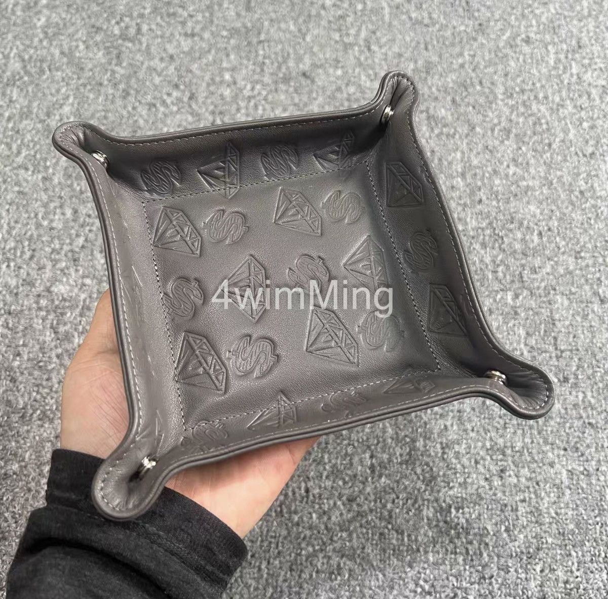 Billionaire Boys Club BBC EU Diamond & Dollar Debossed Leather Coin Tray Size ONE SIZE - 2 Thumbnail