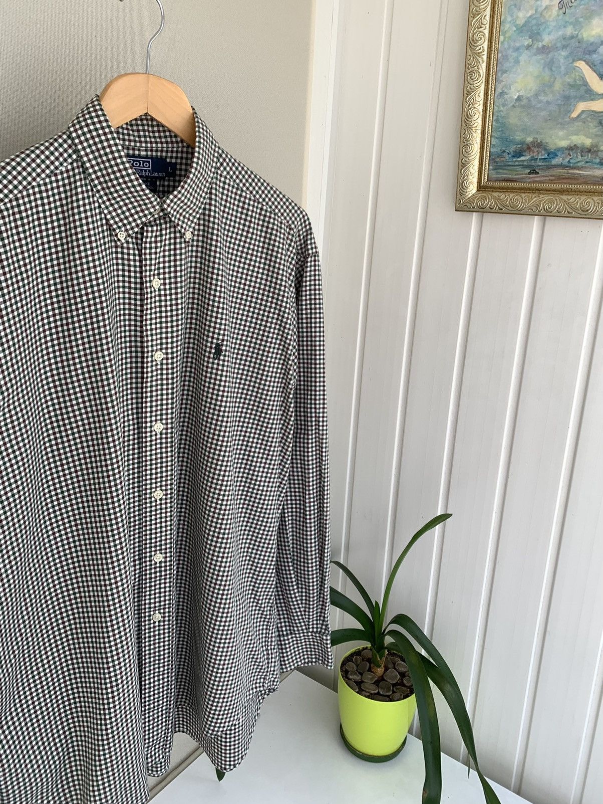 Polo Ralph Lauren Polo Ralph Lauren Vintage Long Sleeve Button Shirt Size L Size US L / EU 52-54 / 3 - 2 Thumbnail