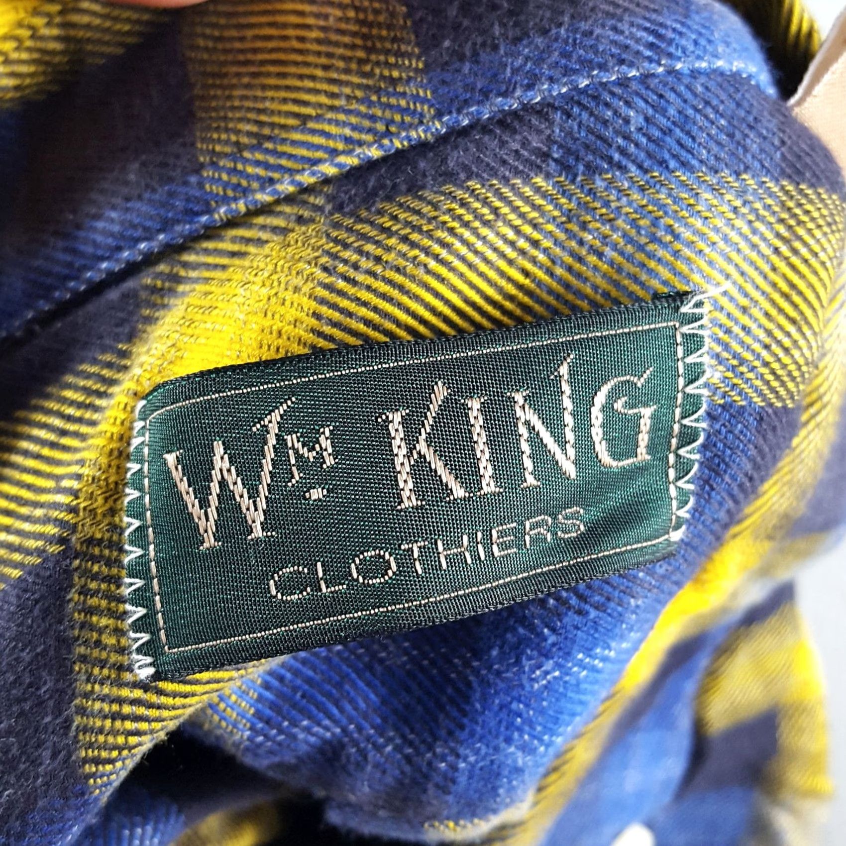 Vintage VINTAGE William King Shadow Plaid Flannel Western Button-Down Shirt Men M Collared Shirt Size US M / EU 48-50 / 2 - 6 Thumbnail