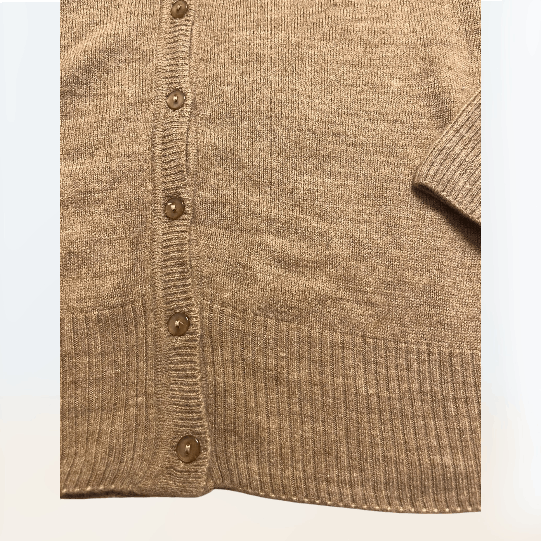 Other Carolyn Taylor brown cardigan embroidered flowers XL. Size XL / US 12-14 / IT 48-50 - 6 Thumbnail