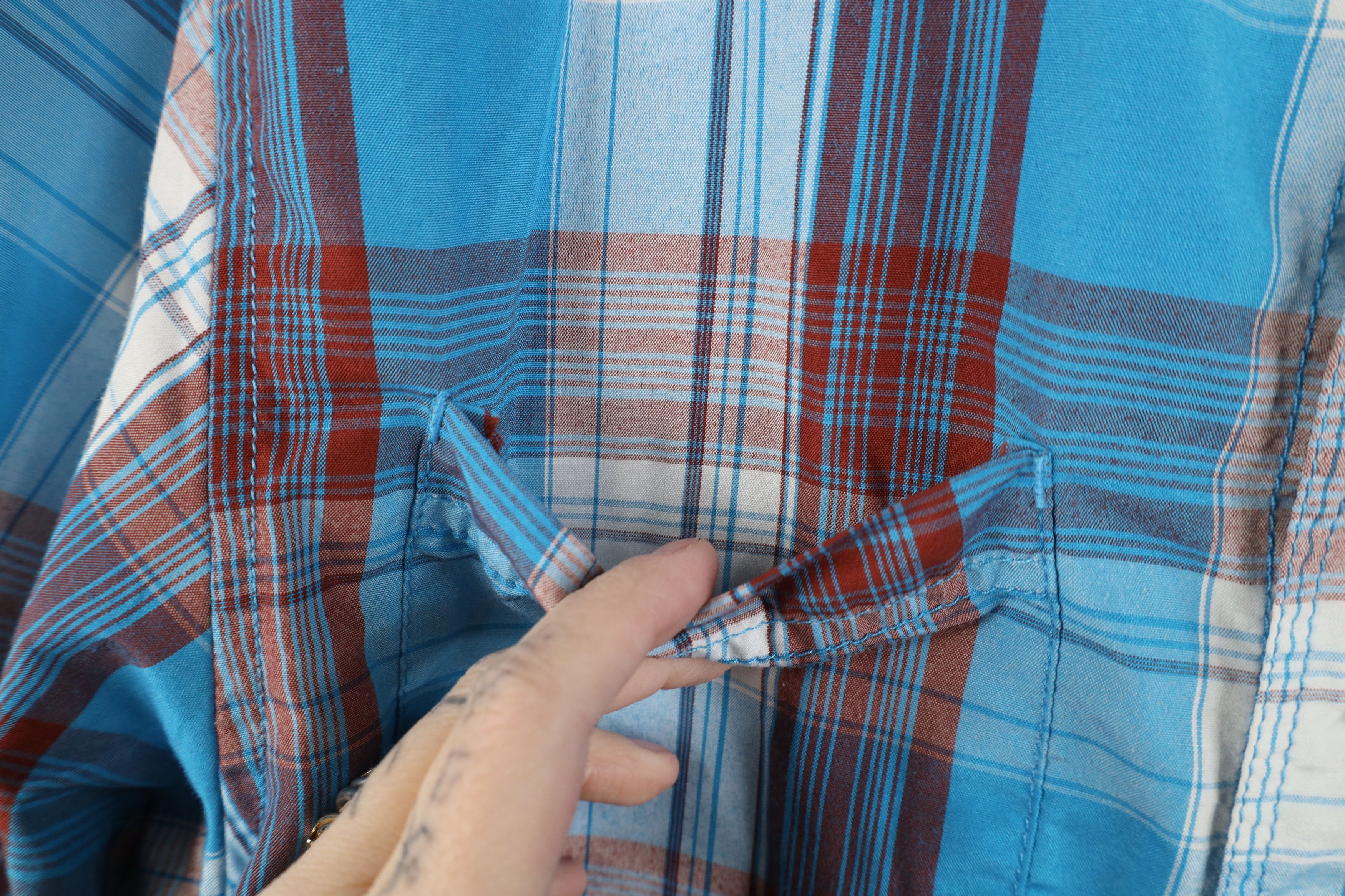 KAVU Vintage KAVU Button Trekking Hiking Collared Shirt Plaid Size US M / EU 48-50 / 2 - 5 Thumbnail