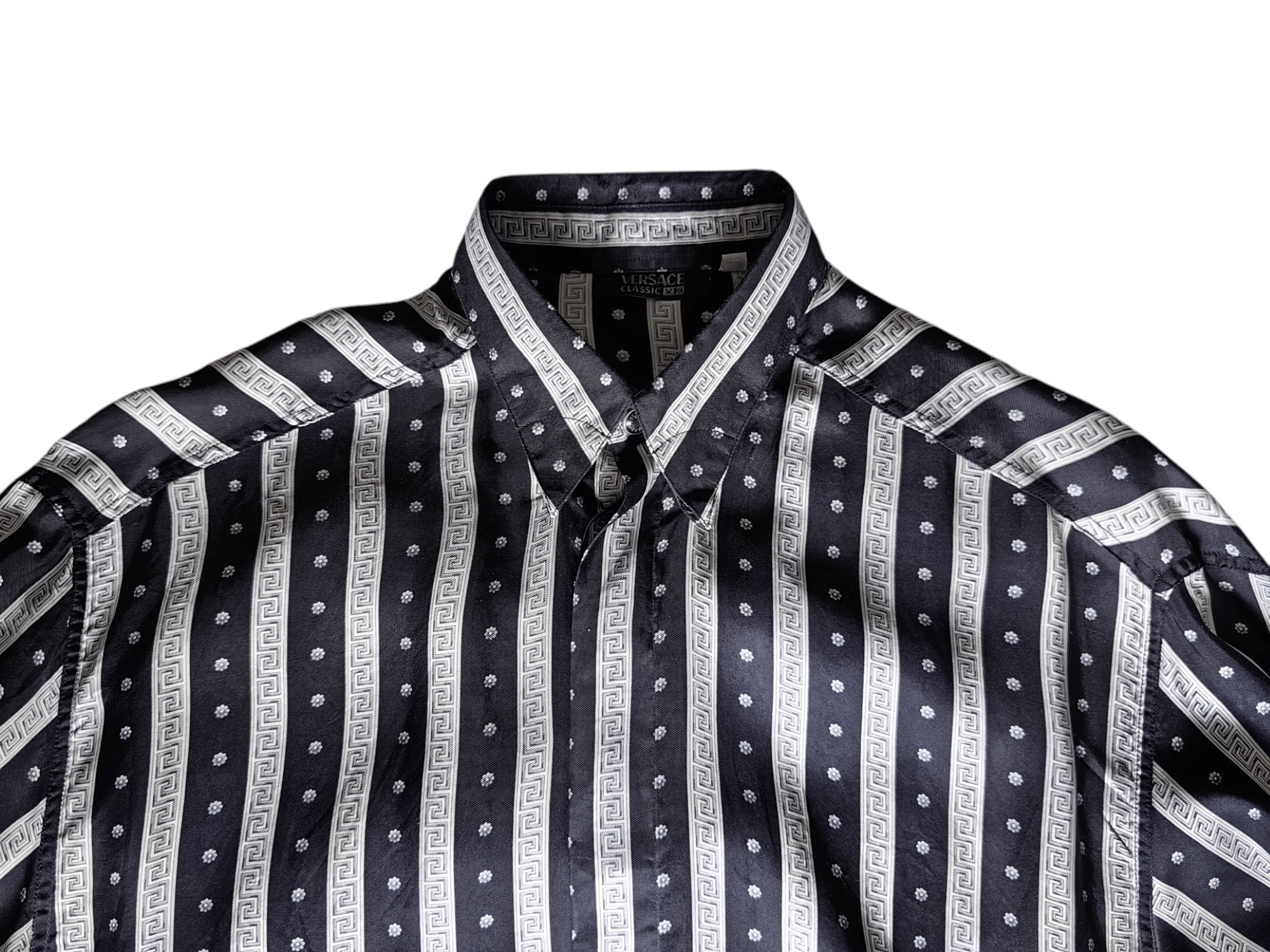 Versace Versace V2 Classic Silk Shirt S/M Size US S / EU 44-46 / 1 - 2 Thumbnail