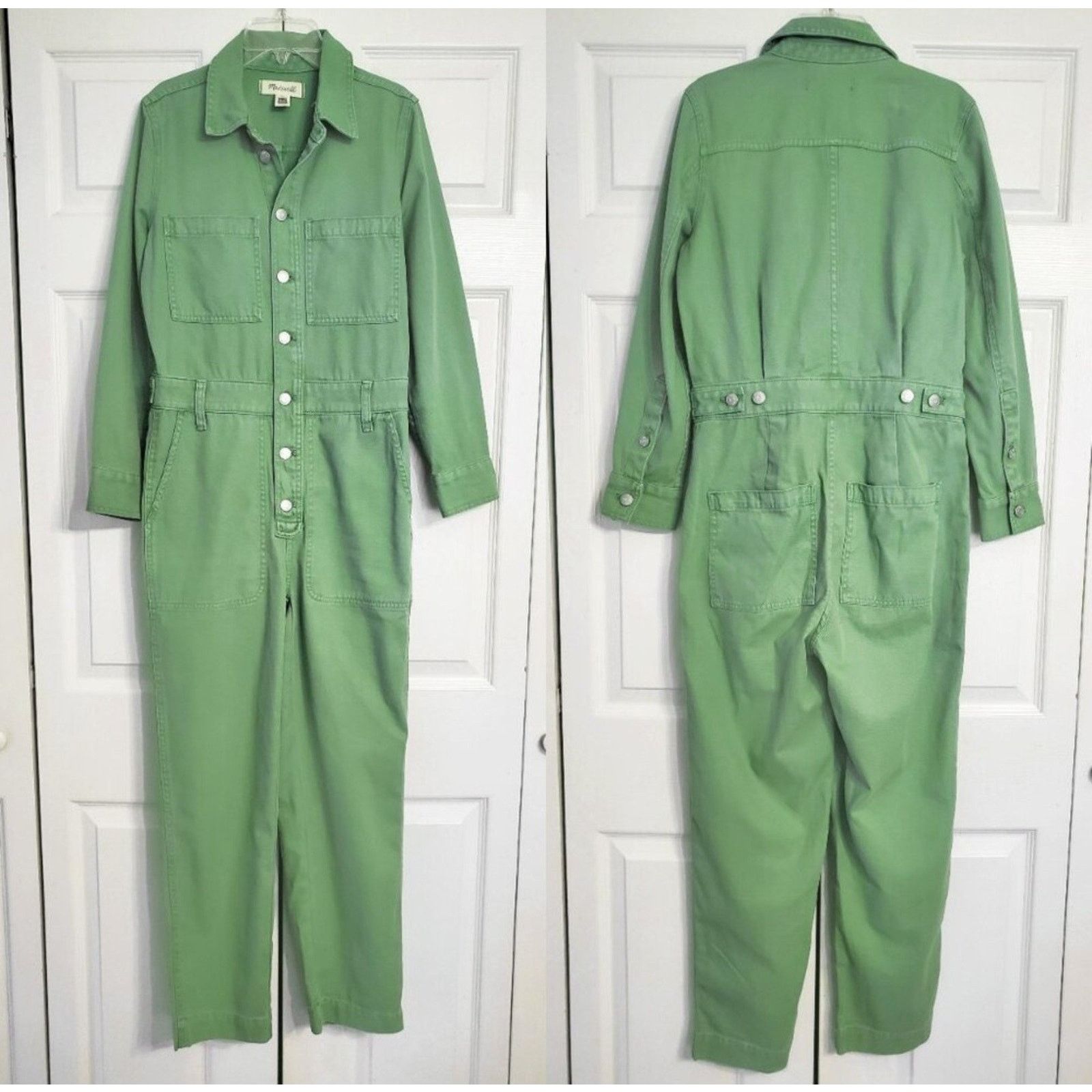 Madewell Madewell Coverall Jumpsuit Garment Dyed Utility XSP Size 26" / US 2 / IT 38 - 4 Thumbnail