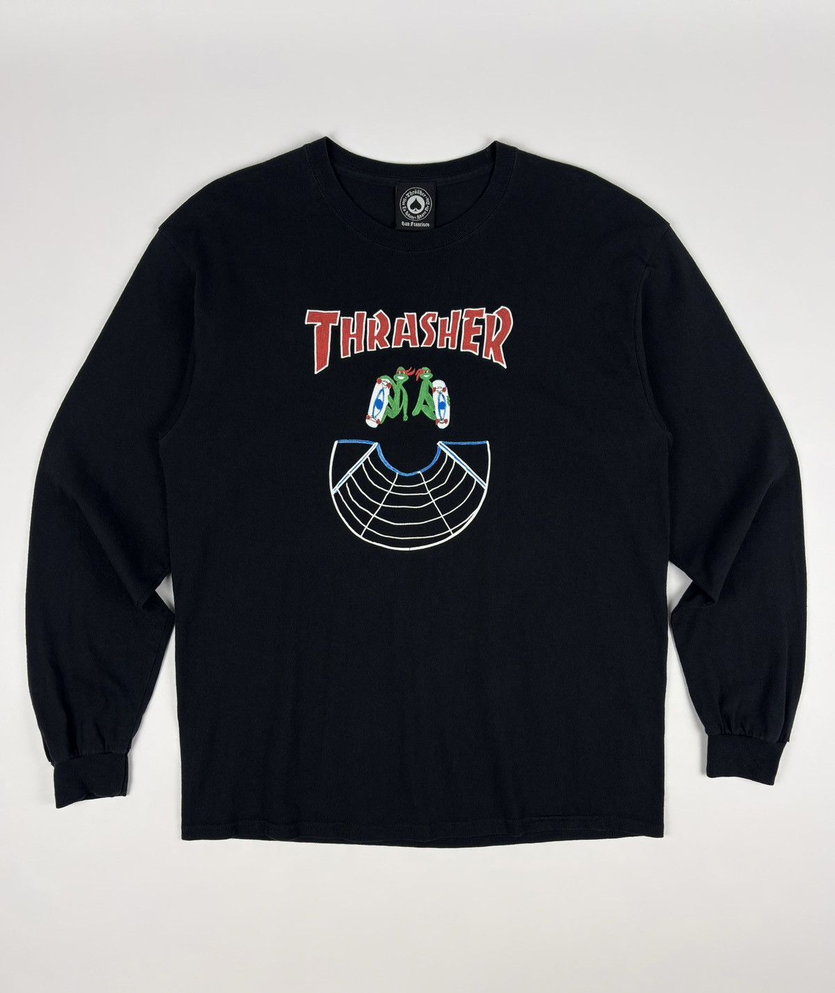 Thrasher Thrasher Green Ninja Turtles Skateboarder Long Sleeve Size US M / EU 48-50 / 2 - 1 Thumbnail
