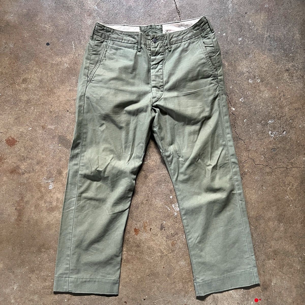 image of Rrl Ralph Lauren Rrl Military Fatigue Pants in Green, Men's (Size 31)