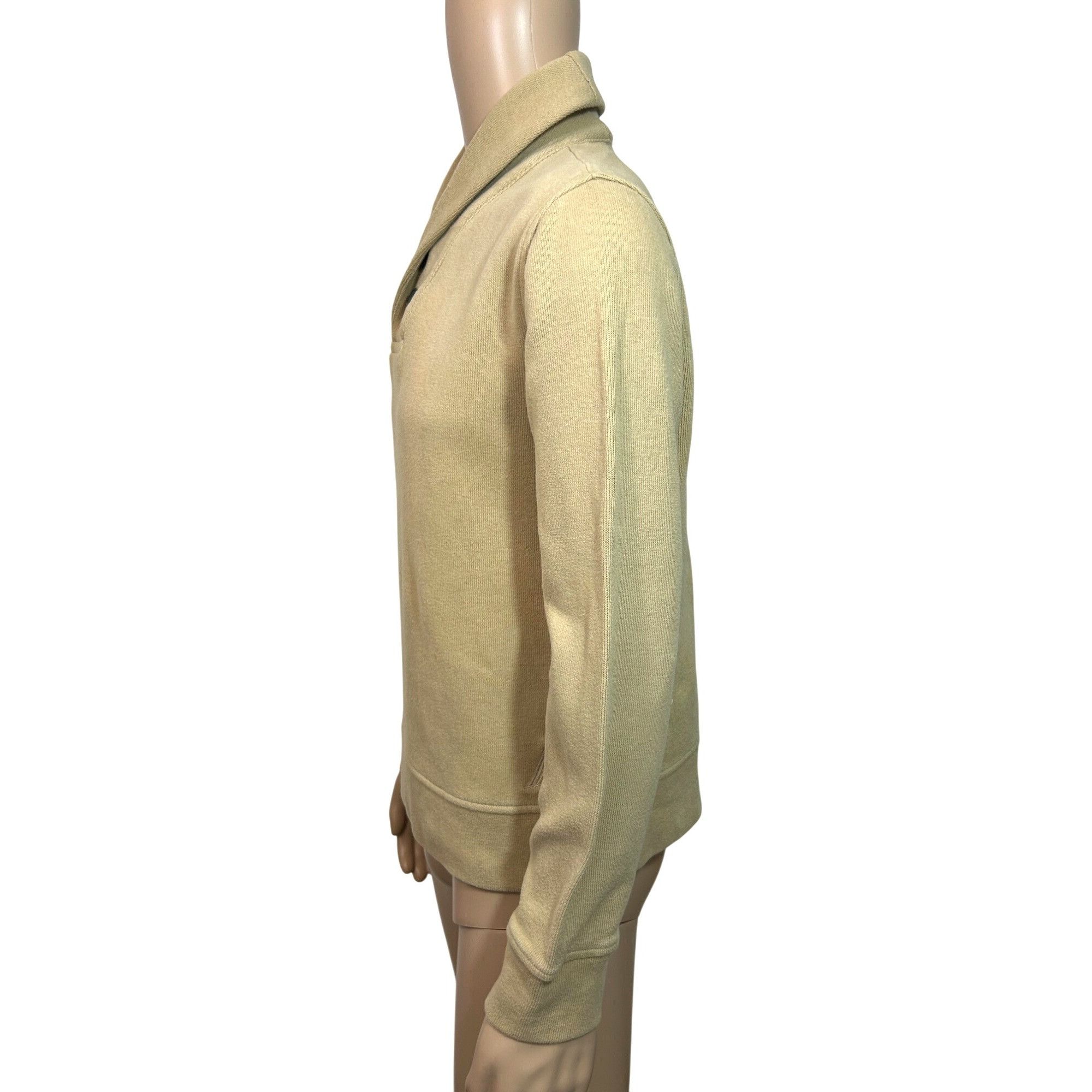 Nautica Nautica Men's Sweater Vtg Tan M 2-Button Cotton Shawl Colla Size US M / EU 48-50 / 2 - 3 Thumbnail