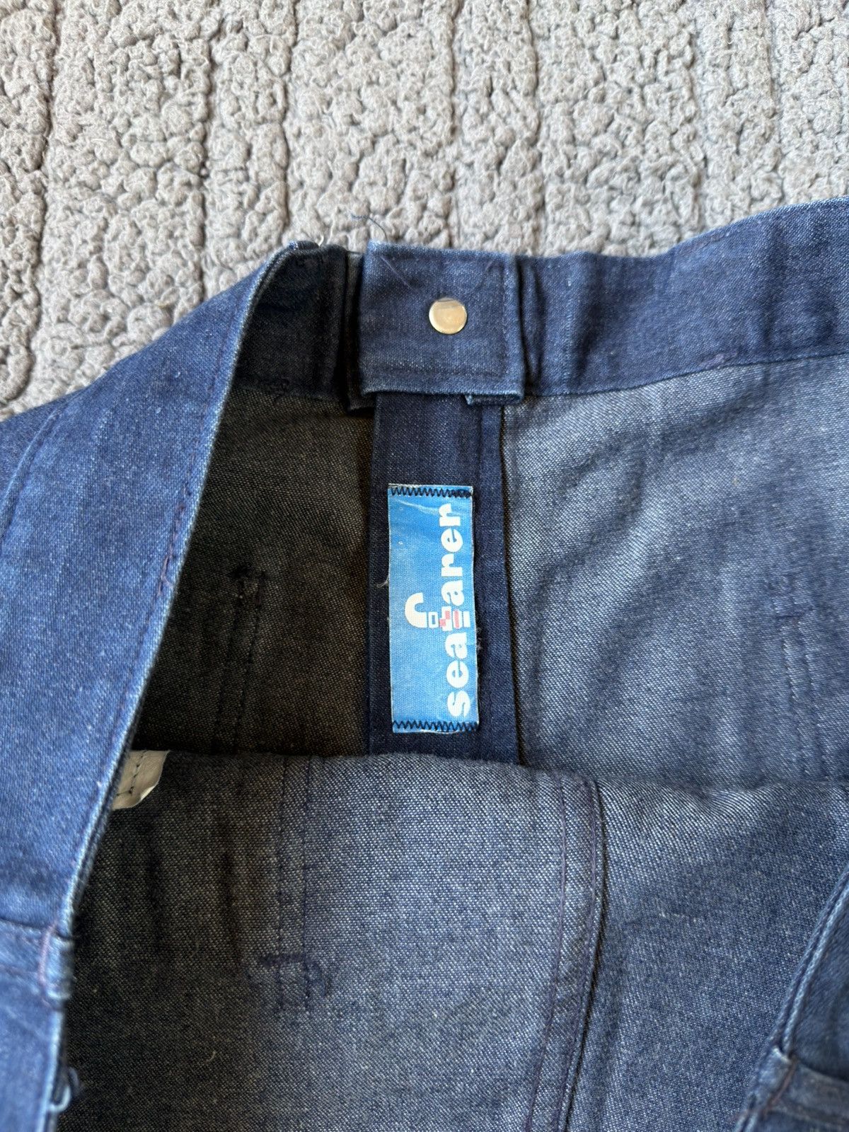 Other 1980s USN Seafarer Denim Pants - Size 38 Size US 38 / EU 54 - 8 Thumbnail