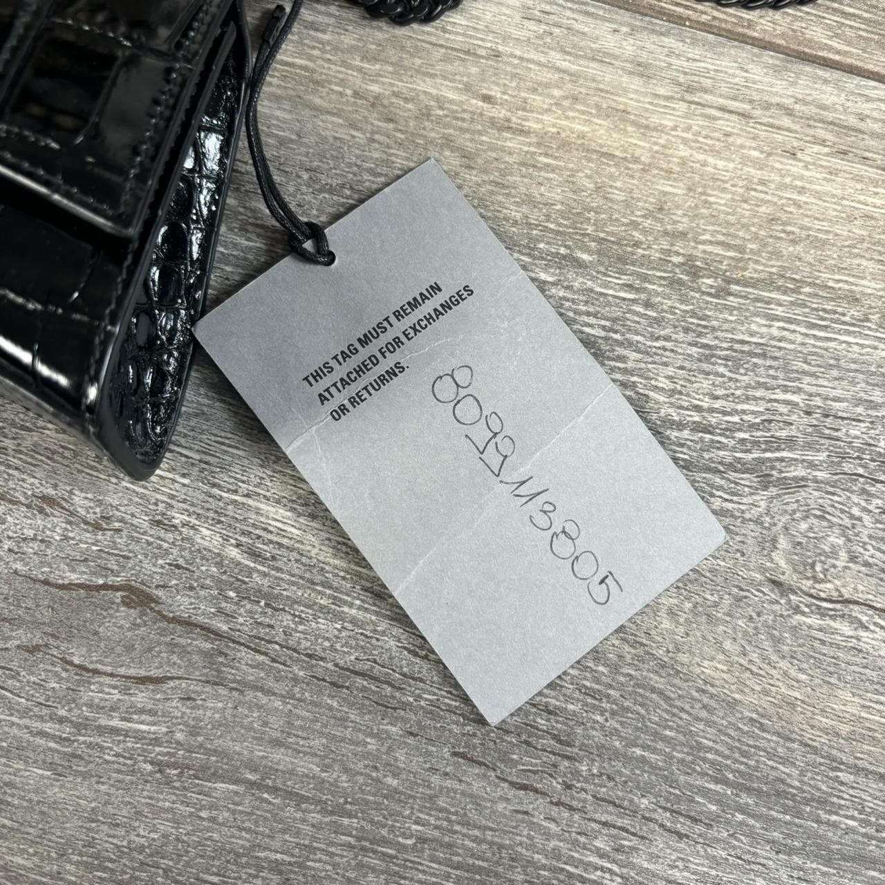 Balenciaga Balenciaga Mini hourglass bag croc Size ONE SIZE - 4 Thumbnail