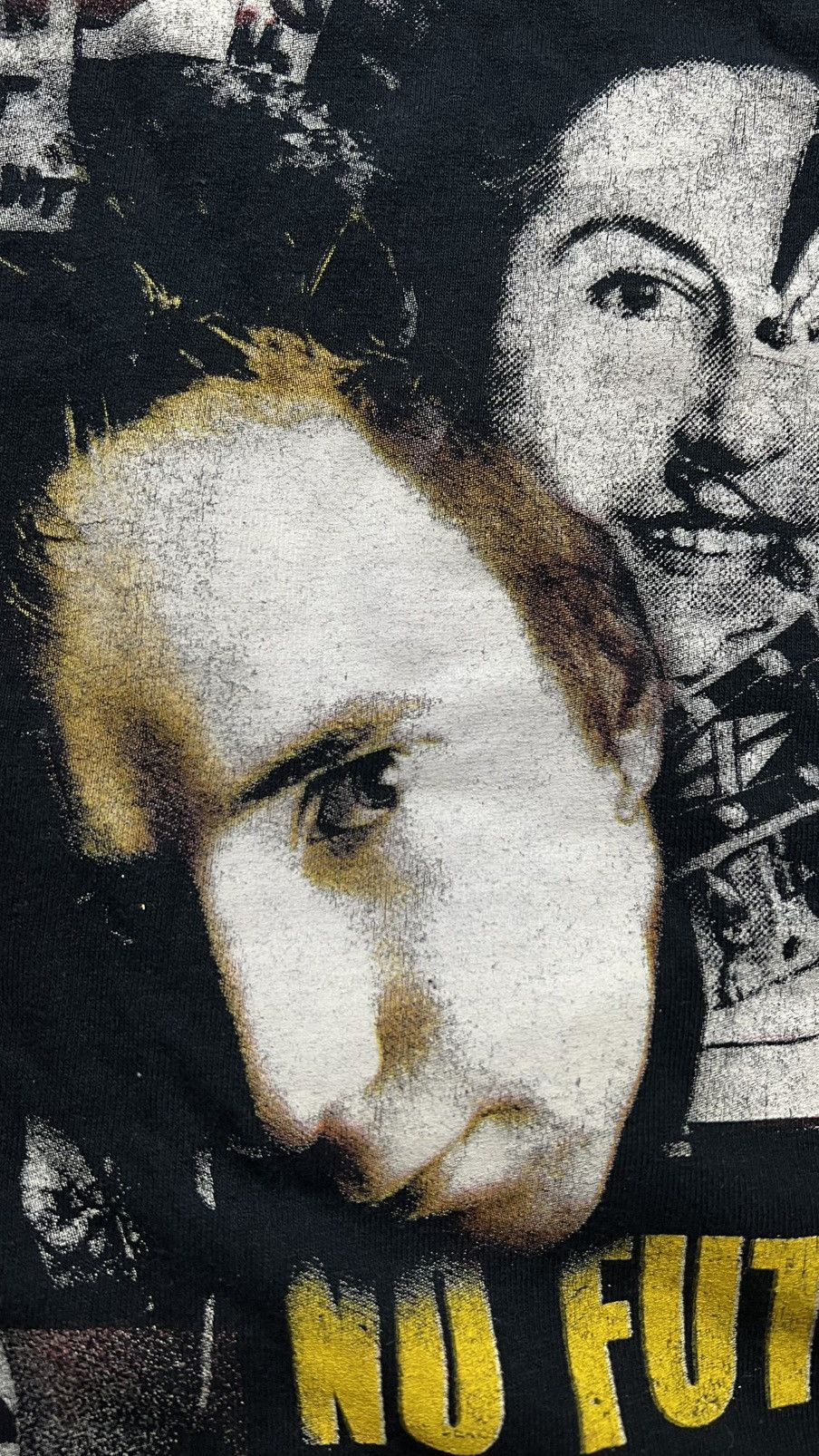 Hanes 2002 Sex Pistols “no future” overprinted heavy cotton tee Size US M / EU 48-50 / 2 - 5 Thumbnail