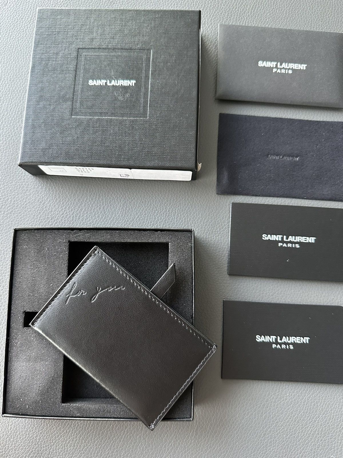 Hedi Slimane × Saint Laurent Paris × Yves Saint Laurent Brand New Saint Laurent Wallet Cardholder Size ONE SIZE - 13 Thumbnail