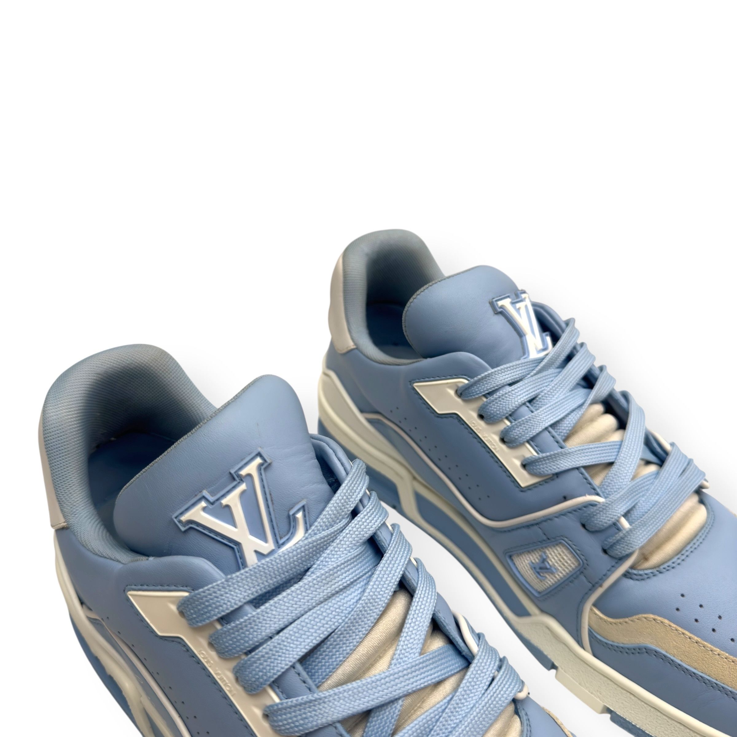 Louis Vuitton LOUIS VUITTON LV TRAINER BABY BLUE / WHITE UK Size US 8 / EU 41 - 7 Thumbnail