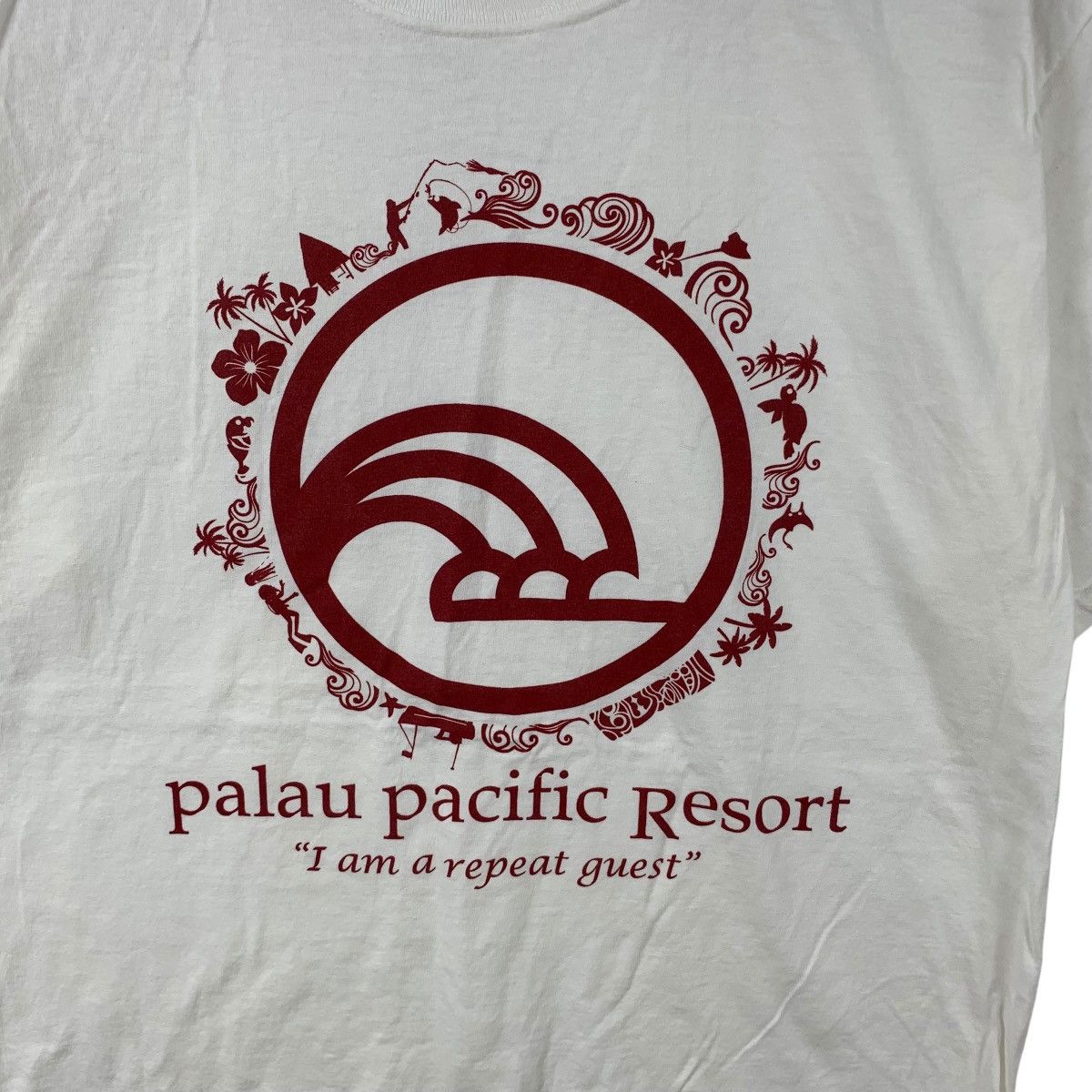 Vintage Vintage PALAU PACIFIC RESORT I Am A Repeat Guest M Tee Size US M / EU 48-50 / 2 - 4 Thumbnail