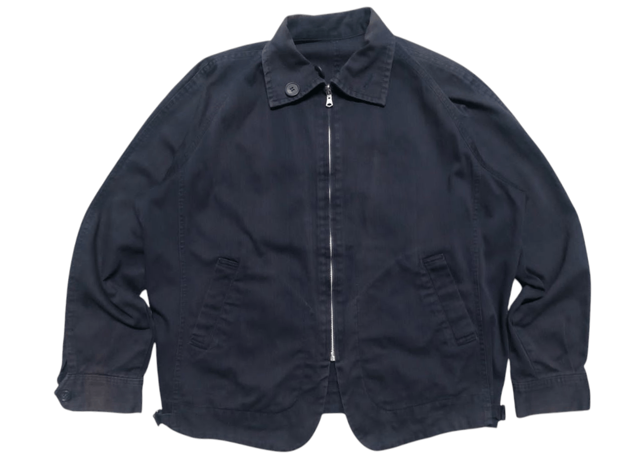 90s 45rpm Studio Jacket Cape Racer Zipper Jacket Faded