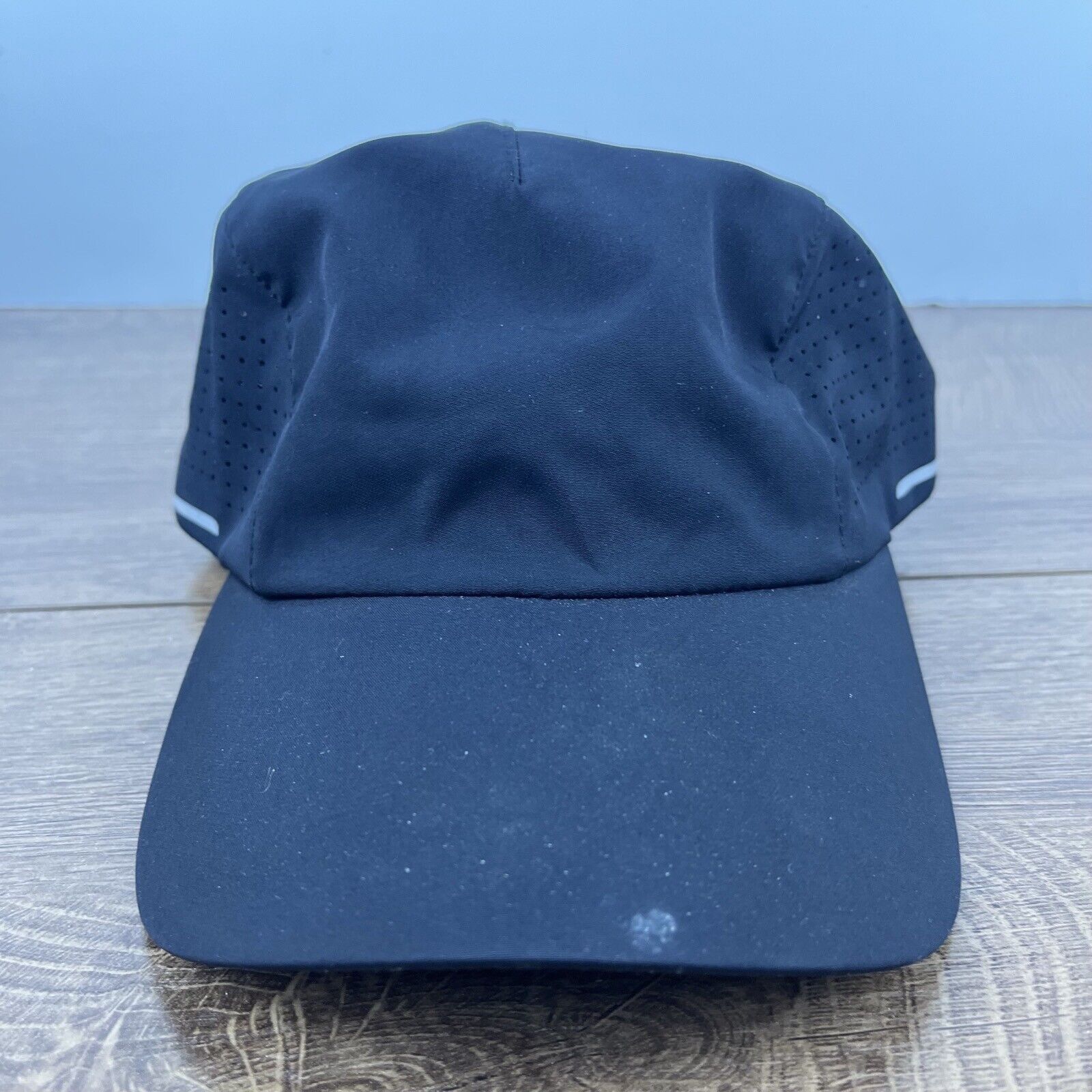 Other Black Athletic Hat Running Hat Black Cap Hat Adjustable Hat Size ONE SIZE - 1 Thumbnail