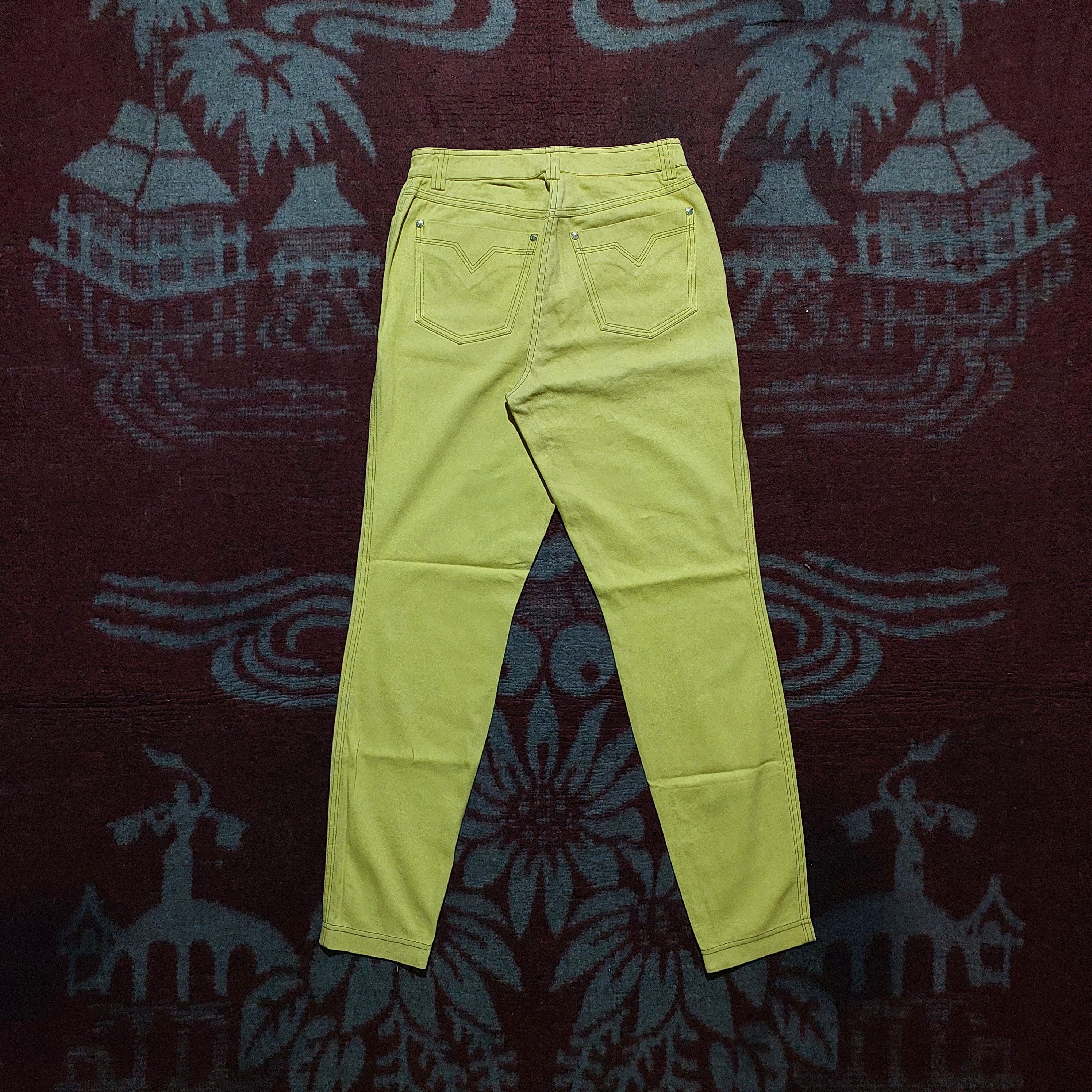 Versace vintage Gianni Versace slim fit jeans zipper on the legs Size 28" / US 6 / IT 42 - 2 Thumbnail
