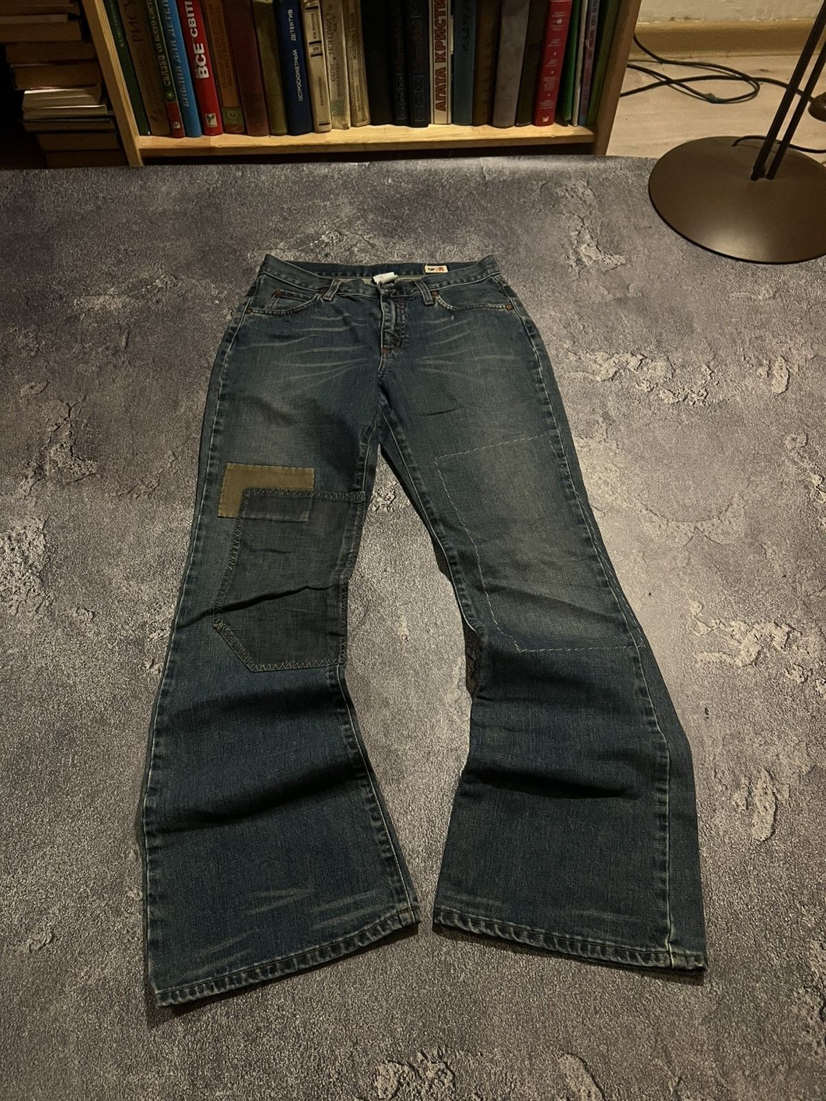 Japanese Brand Japanese Patchwork Sexy Slim Fit / Balenciaga Style 90 Size US 30 / EU 46 - 1 Thumbnail
