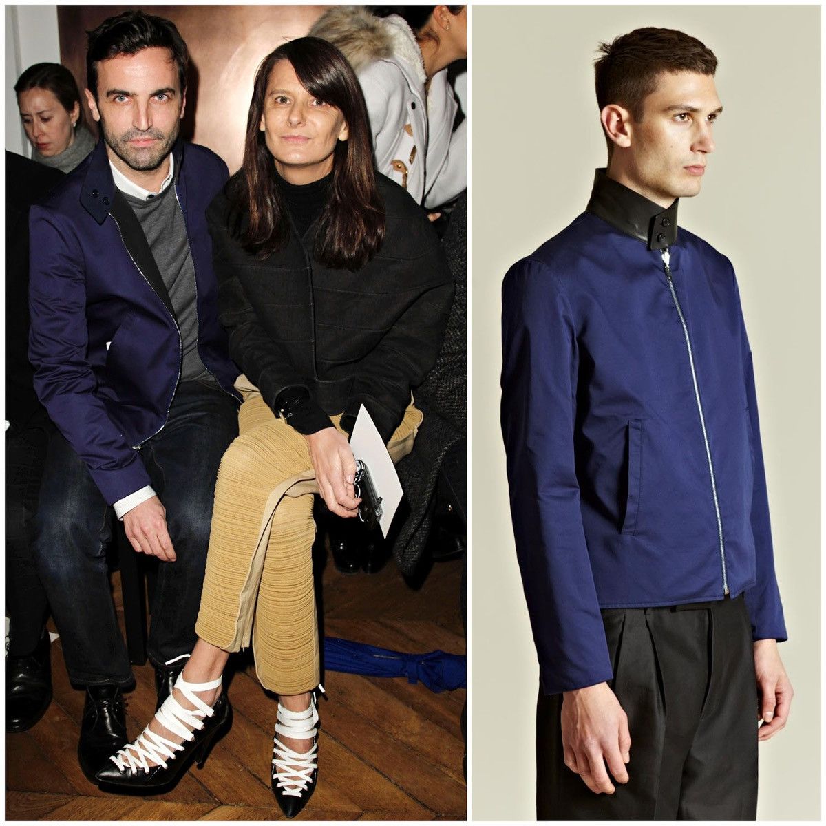 Balenciaga Balenciaga FW11– Reversible Jacket with Leather Collar Size US L / EU 52-54 / 3 - 5 Thumbnail