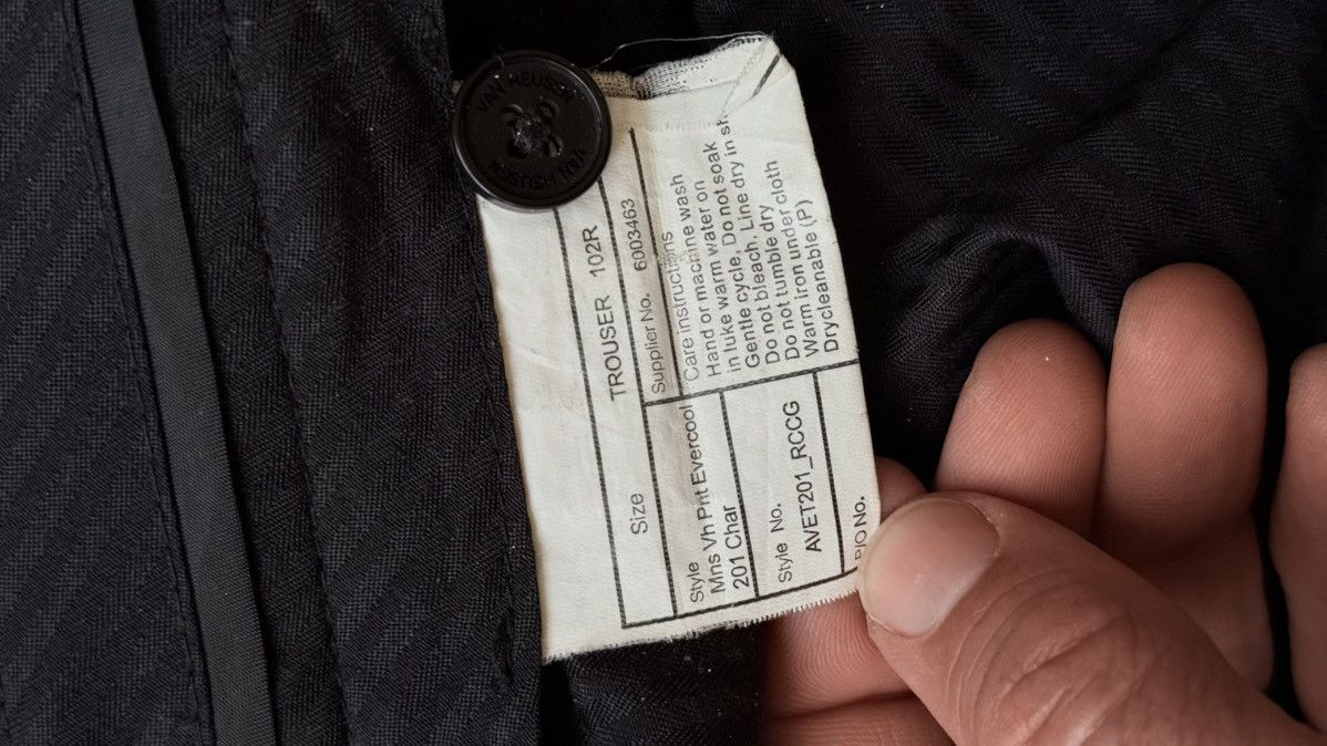 Van Heusen Van Heusen grey pleated dress pants Size 38R - 6 Thumbnail