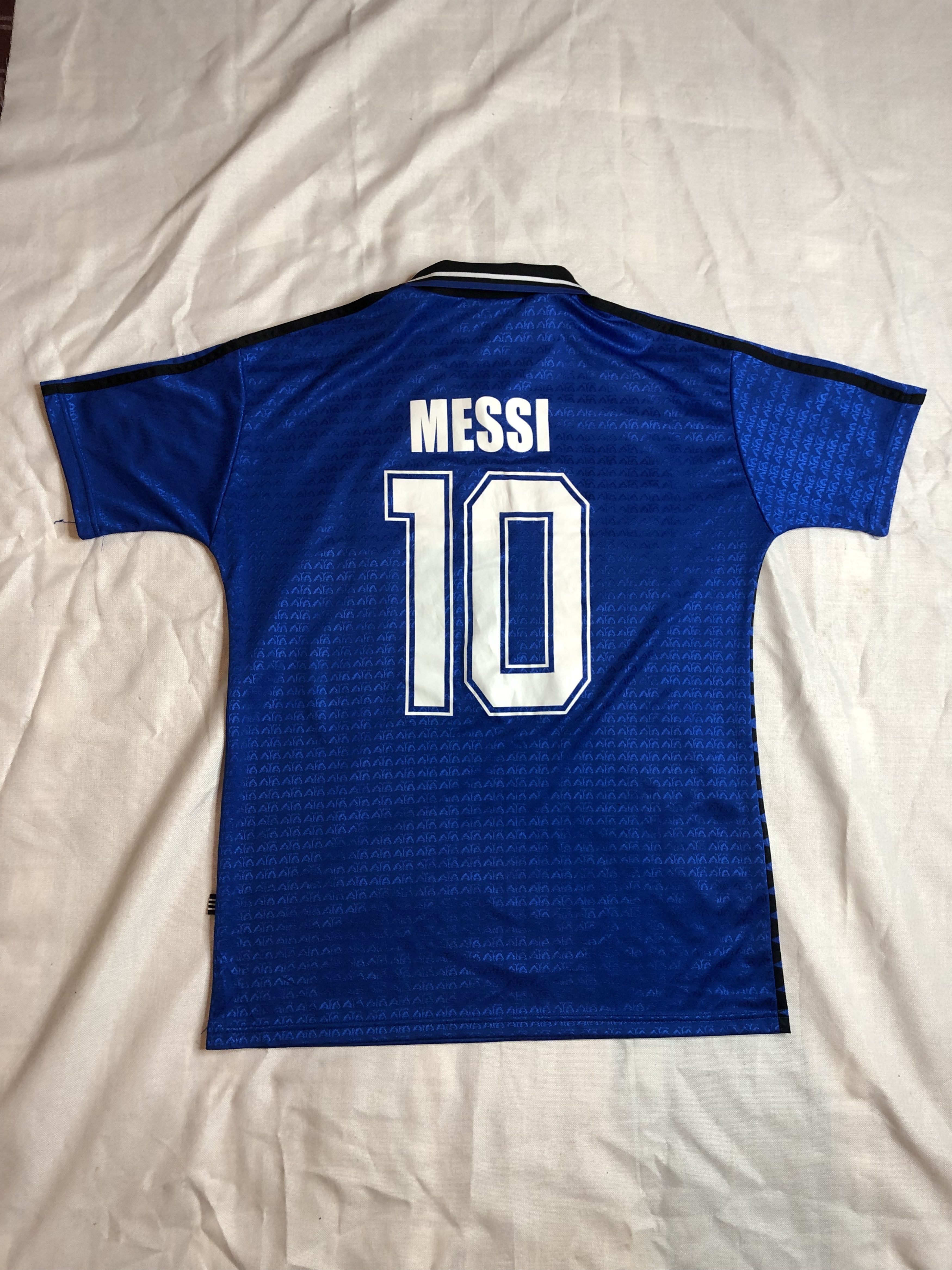 Adidas Vintage Messi Argentina Blue Soccer Jersey Size US M / EU 48-50 / 2 - 2 Thumbnail