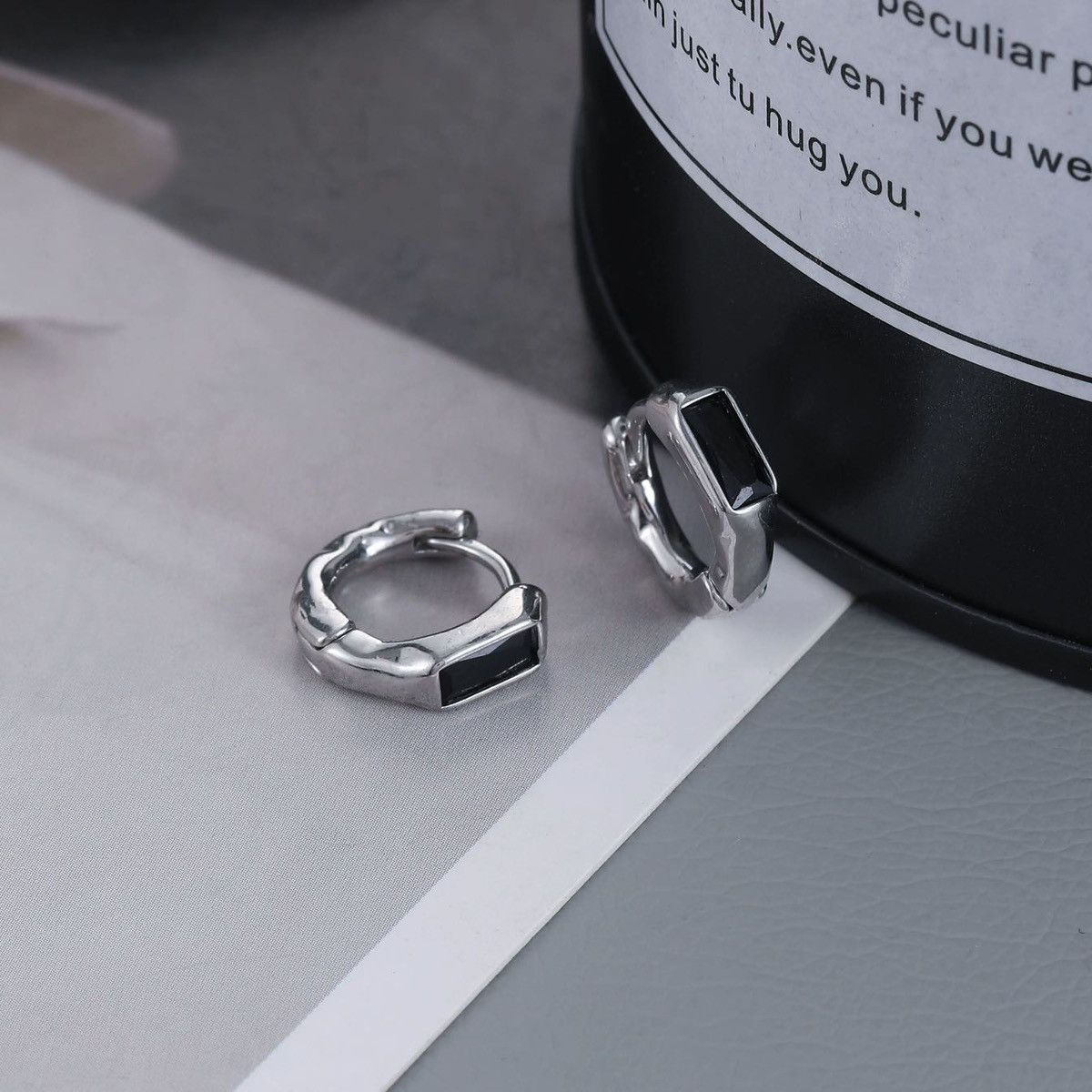 Other Small Silver Hoop Earrings for Men Women Unisex Style Size ONE SIZE - 3 Thumbnail