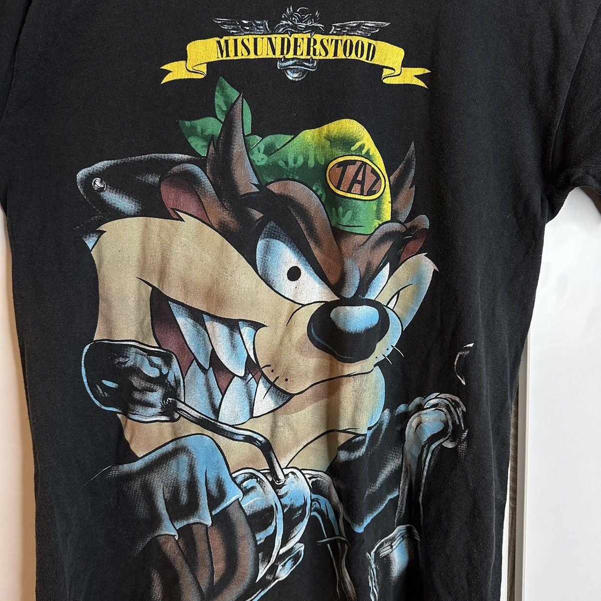 Cartoon Network Looney Tunes Taz 1995 Warner Brother Vintage Movie 90s Tees Size US S / EU 44-46 / 1 - 4 Thumbnail