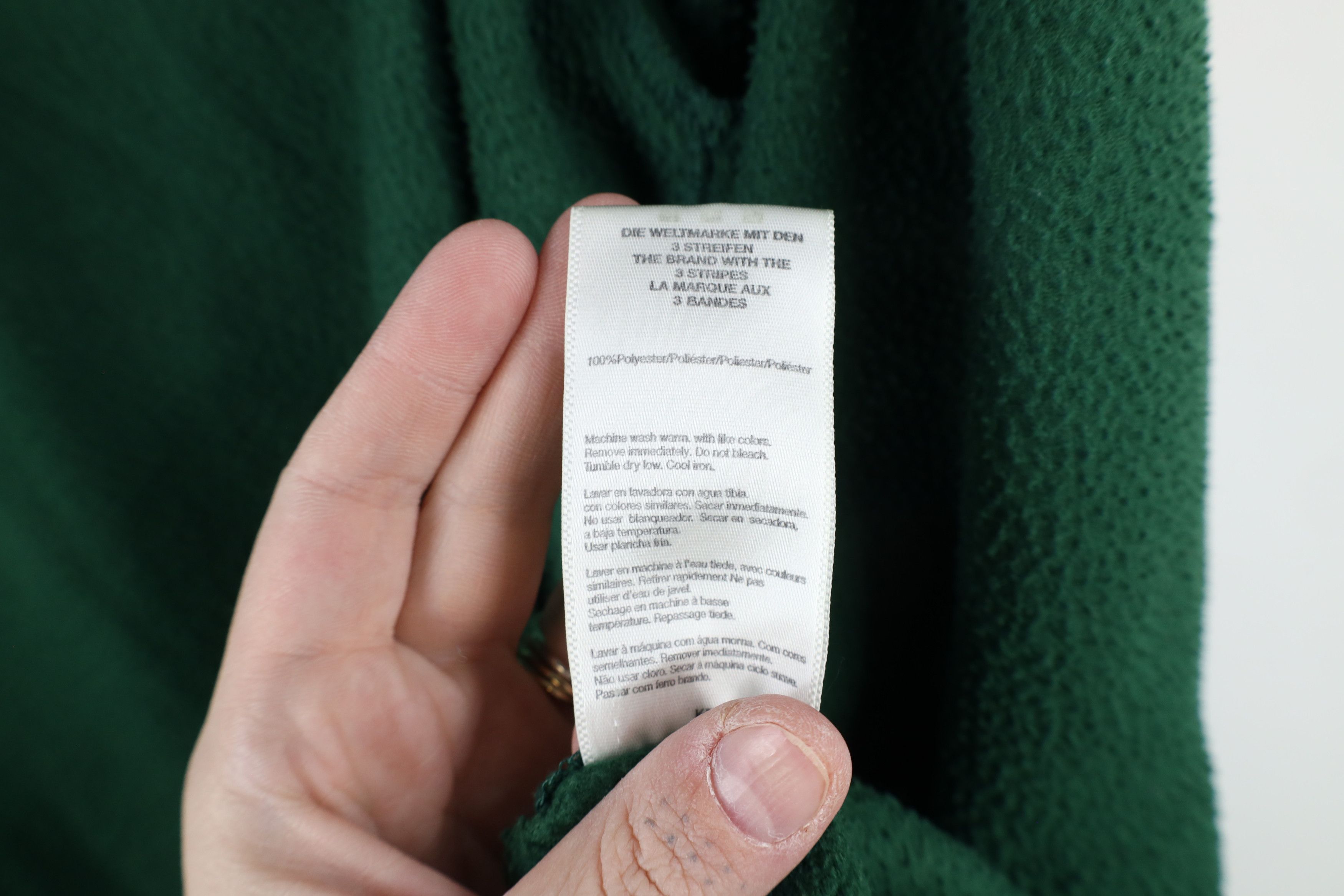 Adidas × Vintage Vintage Adidas Notre Dame University Football Fleece Jacket Size US L / EU 52-54 / 3 - 11 Thumbnail