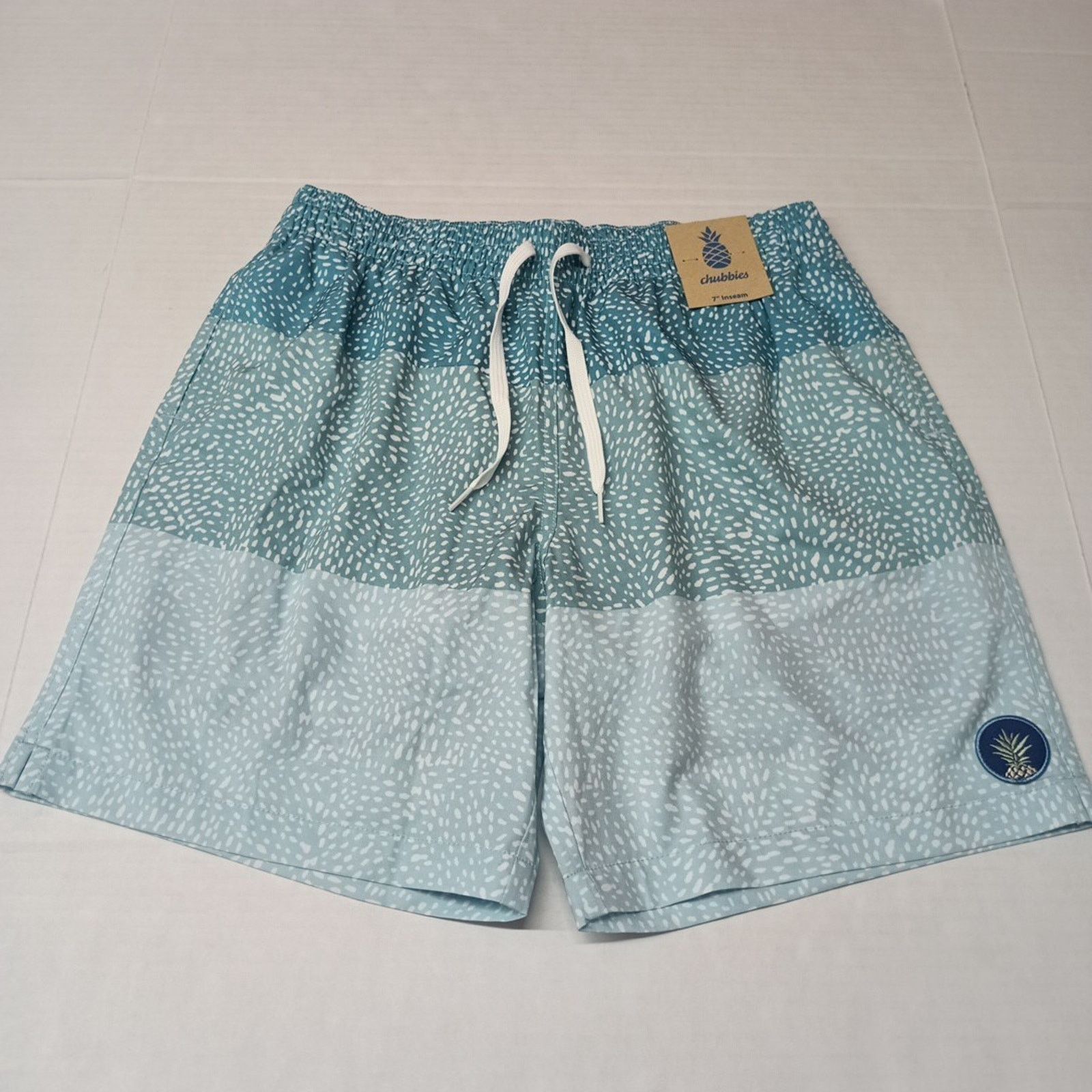 Chubbies Chubbies The Whale Sharks 7" Inseam Swim Trunks Liner Mens M Size US 29 - 1 Preview