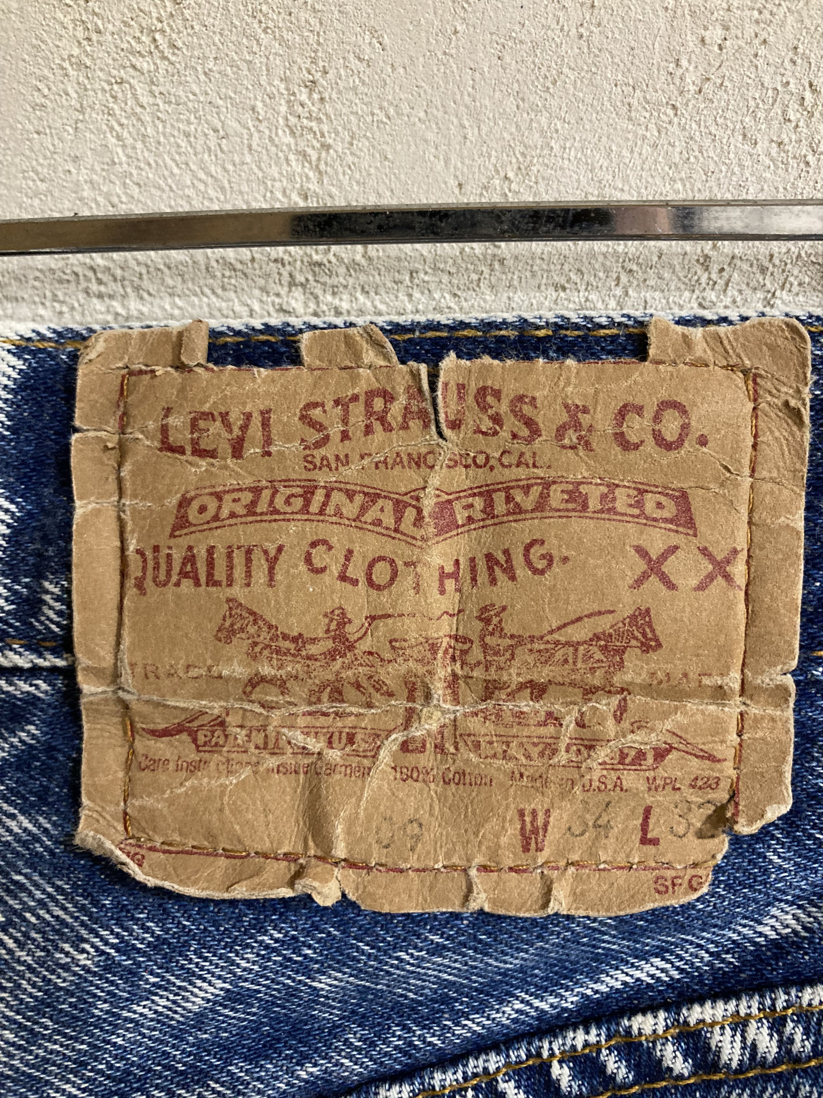 Levi's Vintage Levis 501 Acid Wash Jeans Size US 32 / EU 48 - 5 Thumbnail