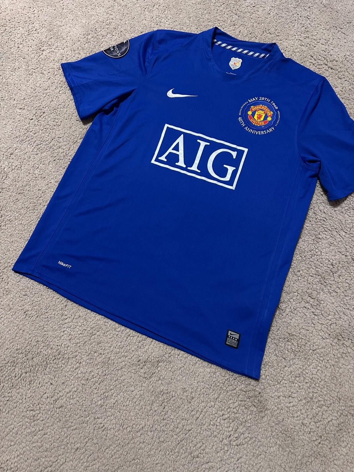 Nike 2008-09 Manchester United Third Shirt Anderson #8 Sz L Size US L / EU 52-54 / 3 - 2 Thumbnail