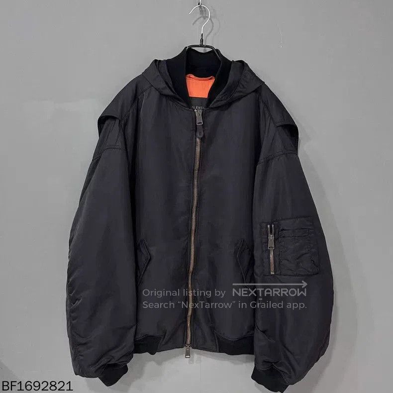 Balenciaga Balenciaga Distressed Zipper Cotton Coat. Size US S / EU 44-46 / 1 - 1 Thumbnail