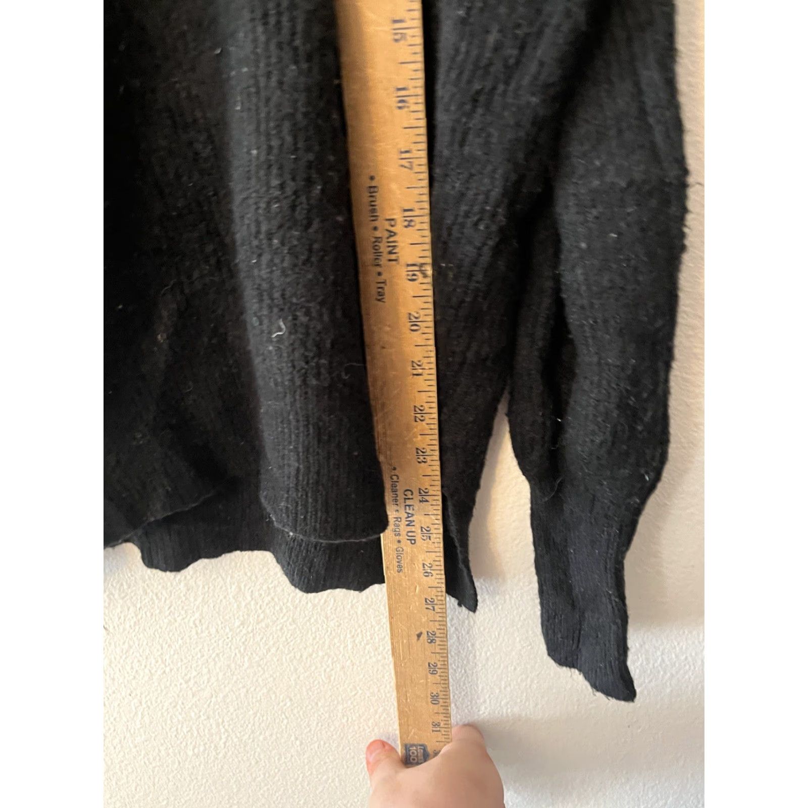 French Connection French Connection Sweater XS Black Knit Medium Sleeve Long Roll Neck Pullover Women Winter All Seasons Casual Logo Vintage-Style Size XS / US 0-2 / IT 36-38 - 4 Thumbnail