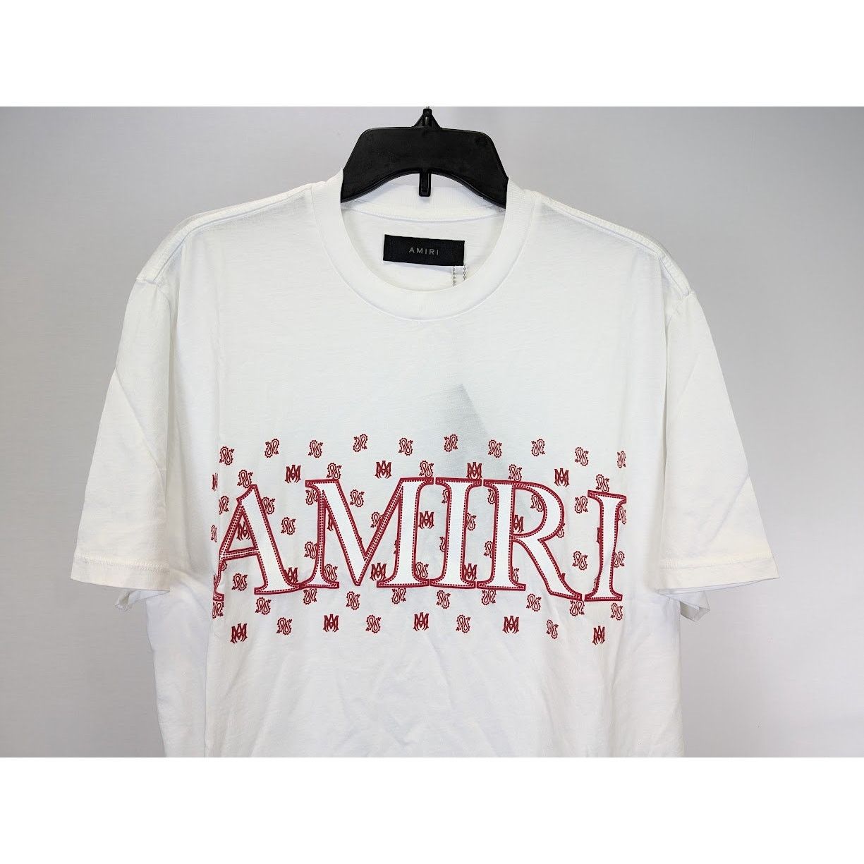 Amiri o1rshd1 Ma Paisley Short Sleeve T-Shirt in White Size US M / EU 48-50 / 2 - 8 Thumbnail