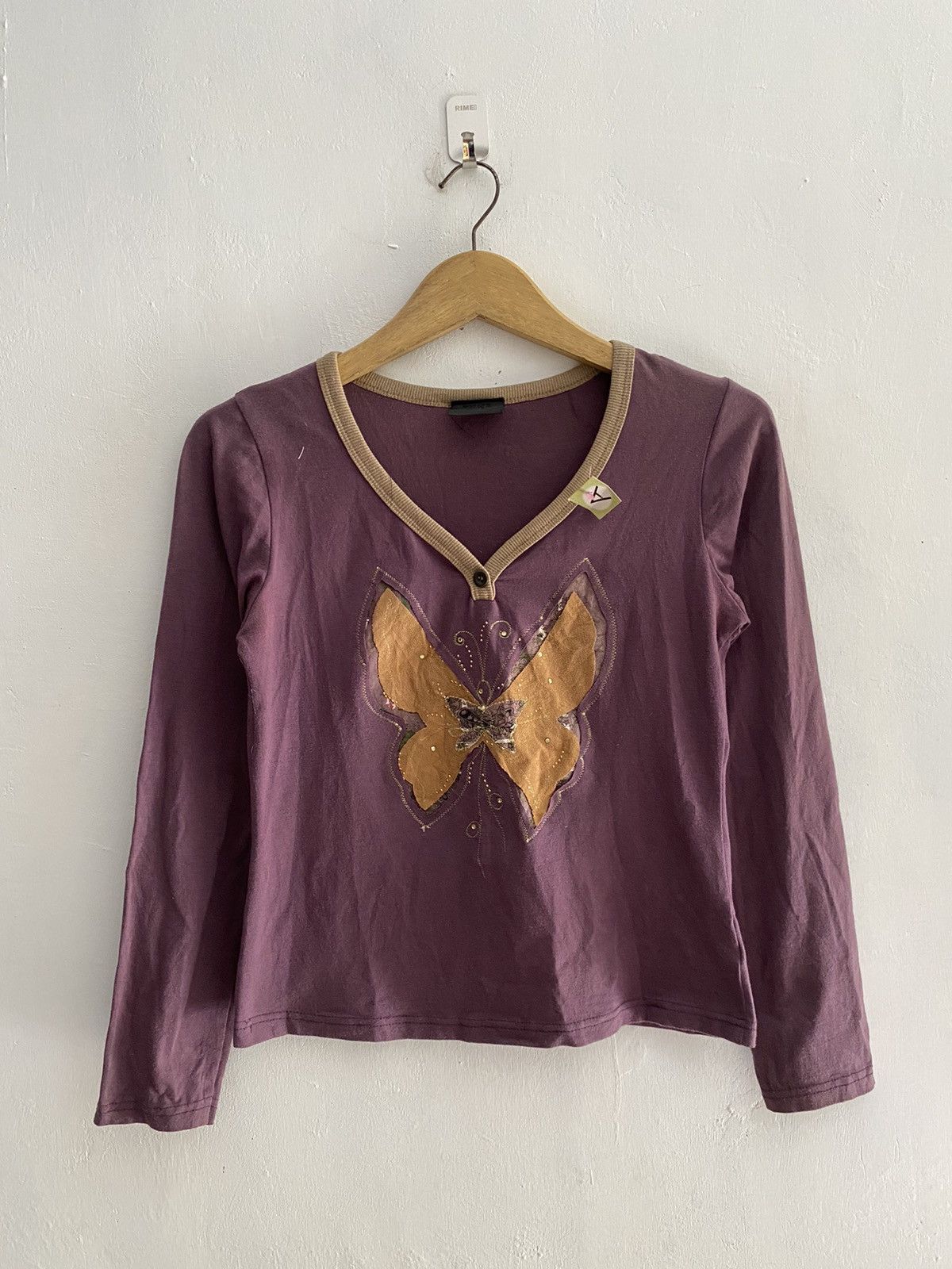 Designer × Hysteric Glamour × Vintage Anna Sui patchwork butterfly longsleeve Size US M / EU 48-50 / 2 - 1 Thumbnail