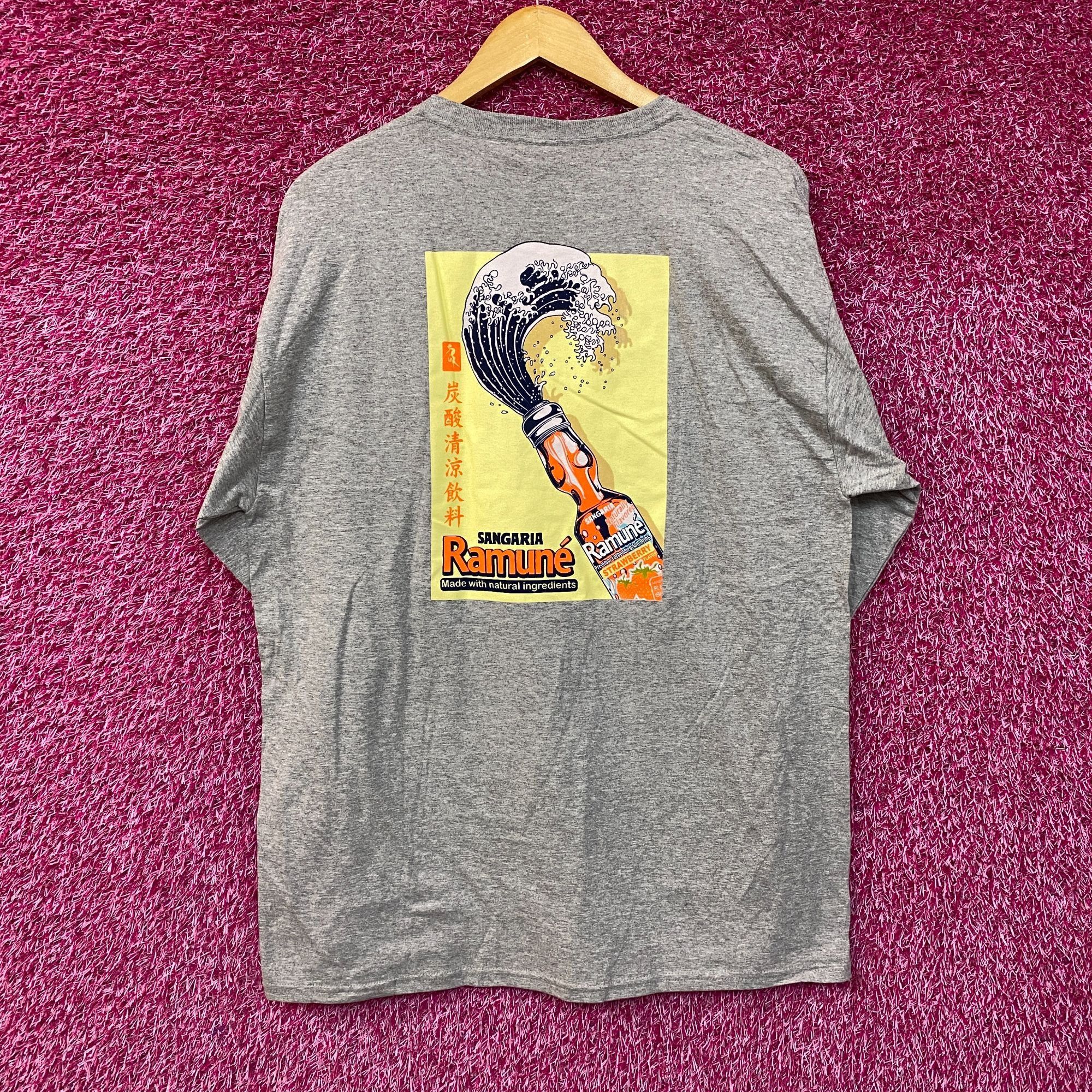 Other Strawberry Tsunami Sangaria Ramune Promo Gray Long Sleeve L Size US L / EU 52-54 / 3 - 1 Thumbnail
