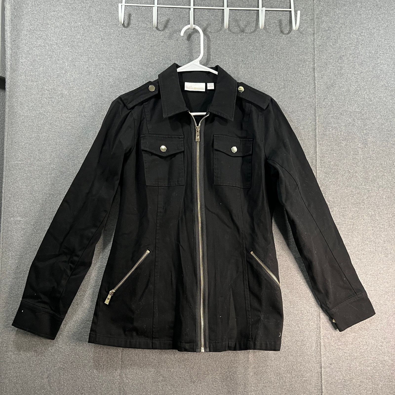 Other Belle by Kim Gravel Military Jacket Black Color Size X-Small Size XS / US 0-2 / IT 36-38 - 1 Thumbnail