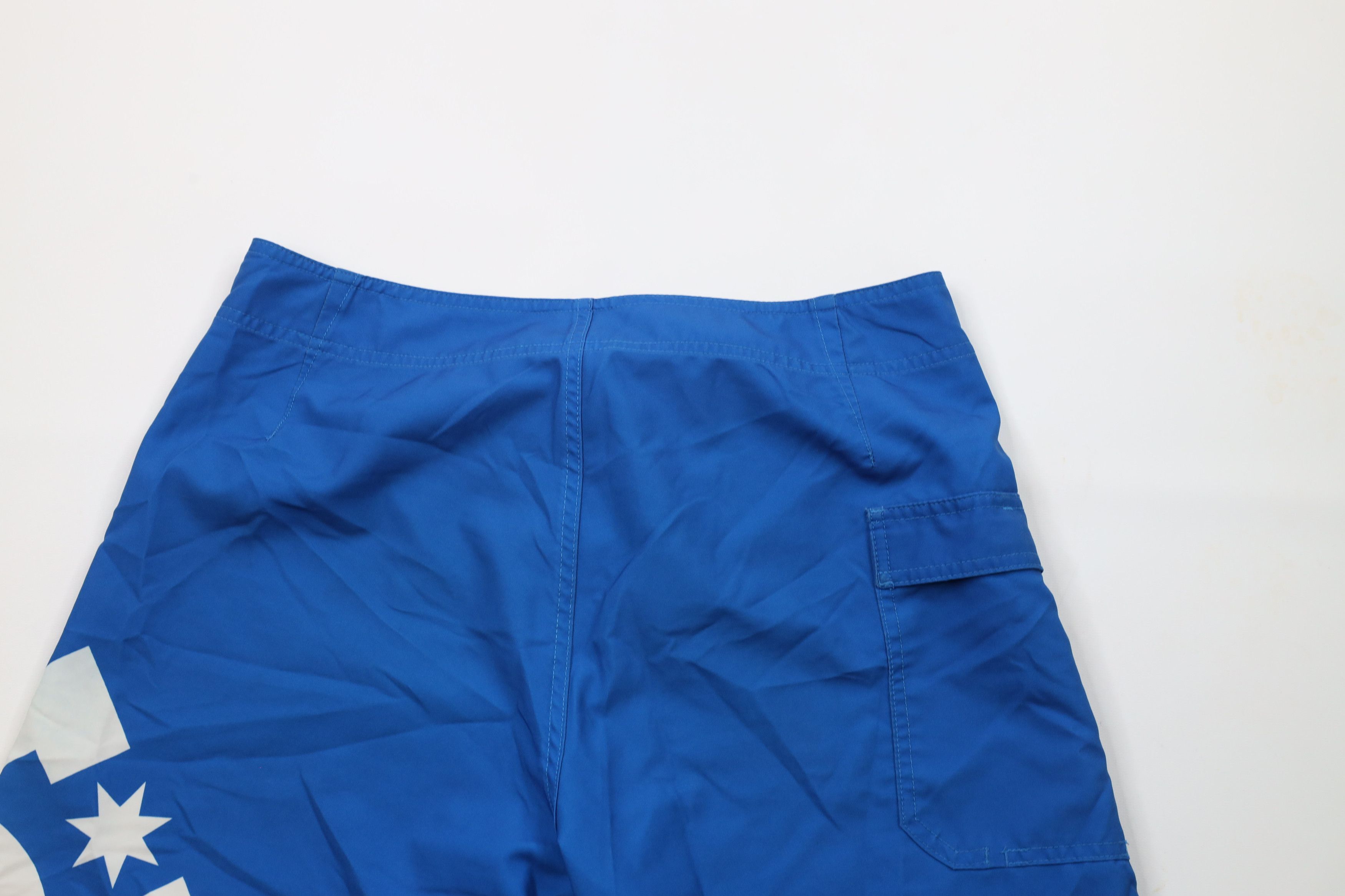 Vintage Vintage DC Shoes Big Logo Skateboarding Board Shorts Blue Size US 32 / EU 48 - 10 Thumbnail