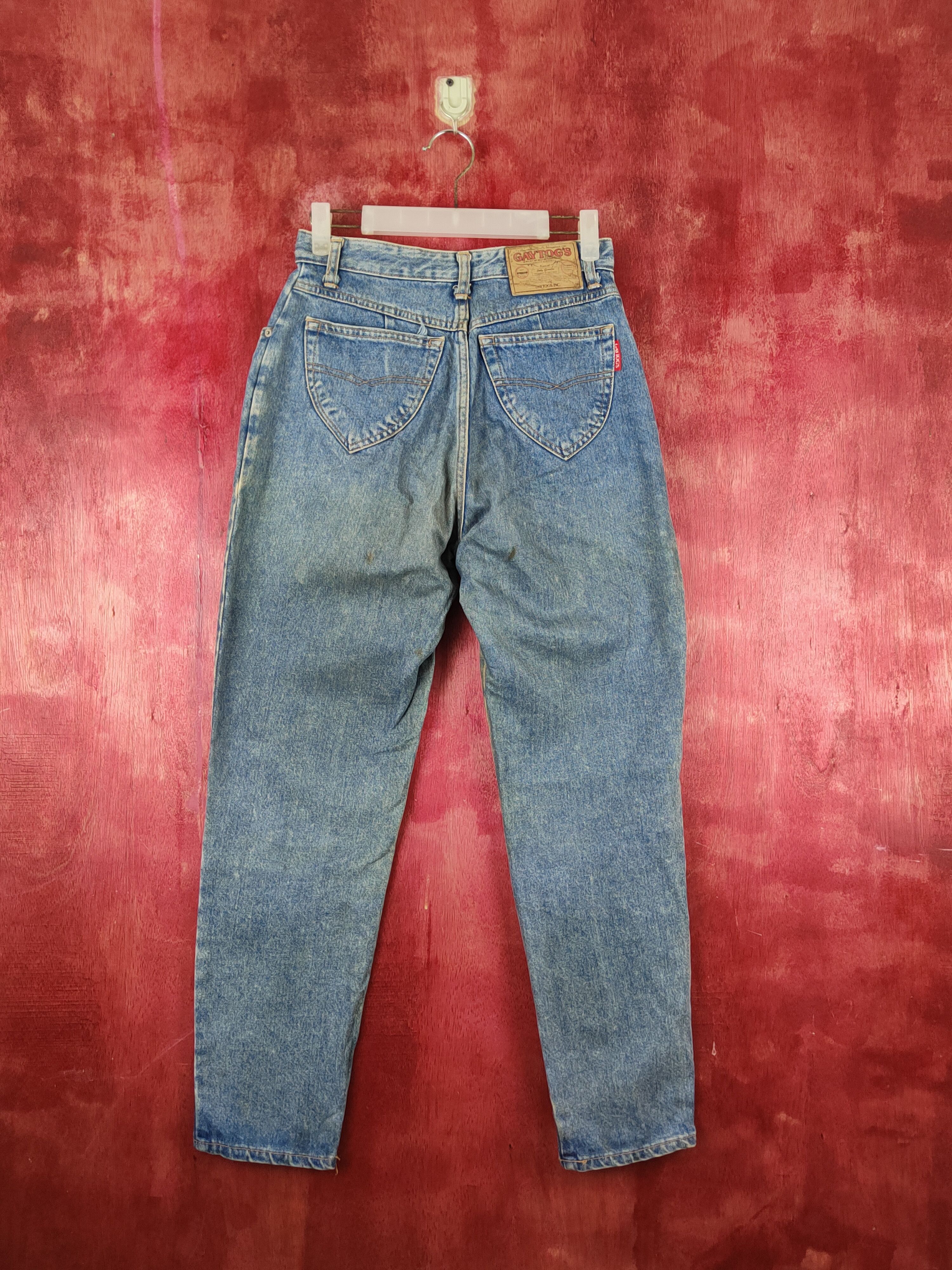 Japanese Brand Gaytog's Blue Faded Distressed Ripped Jeans #S1770 Size 28" / US 6 / IT 42 - 7 Thumbnail