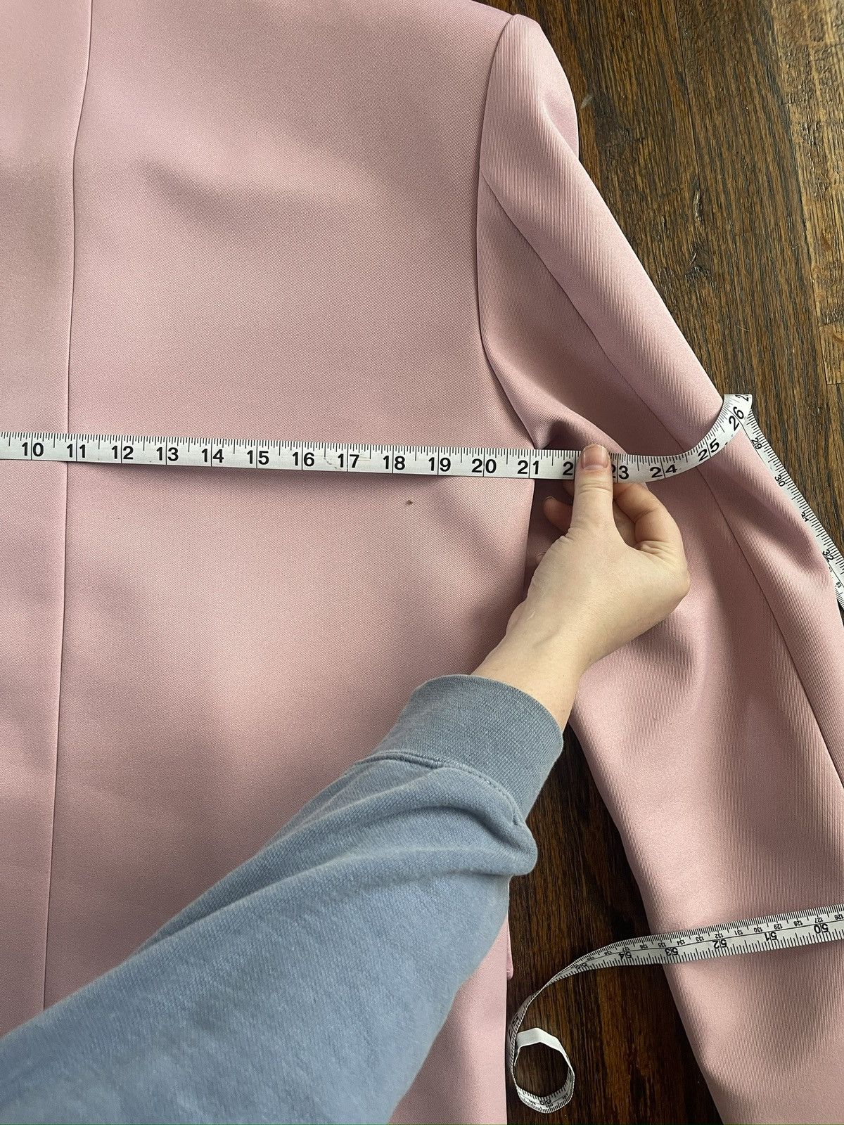 Other The Frankie Shop Men’s Pink Double Breasted Blazer Size 42R - 15 Thumbnail
