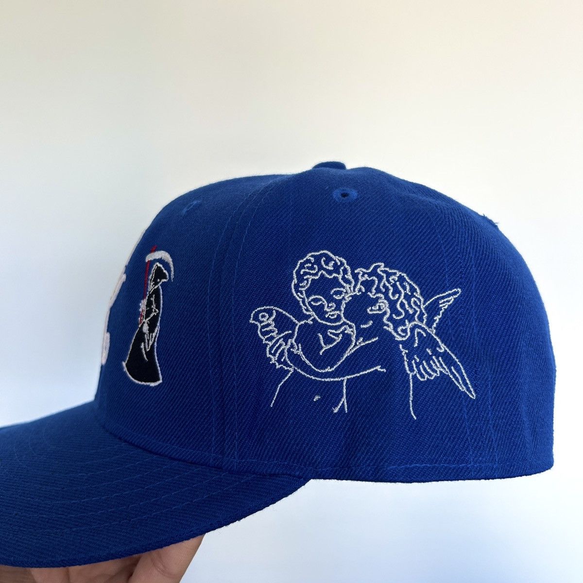 New Era *7 1/2* 1-of-1 NEW California Angels Exclusive Custom Fitted Size ONE SIZE - 3 Thumbnail